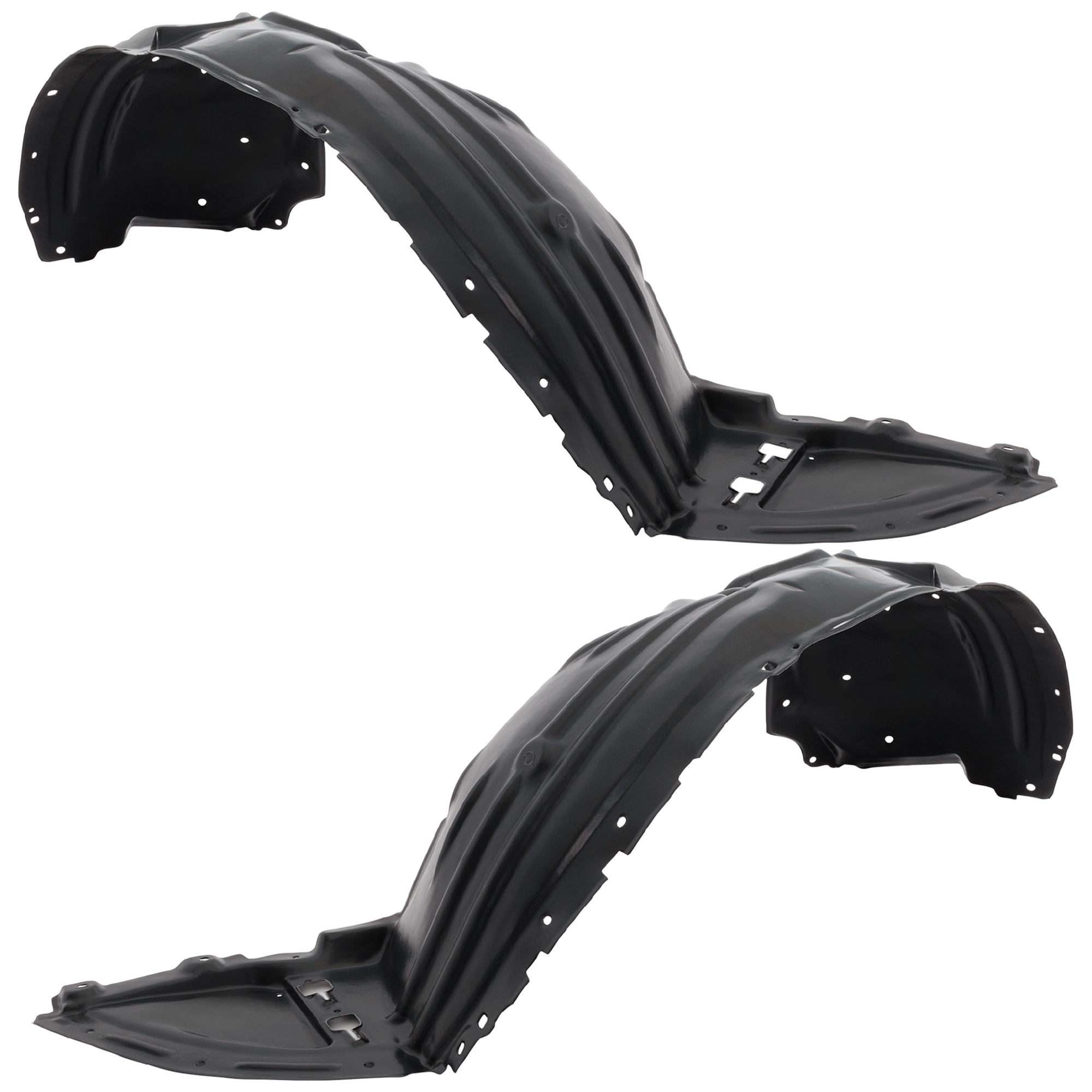 AM CX 5-17-21 FRONT FENDER LINER RH AND LH Plastic Vacuum Form CAPA SKU SET RM22210027Q Partslink MA1248149C MA1249149C OEM KB7W56130C KB7W56140C