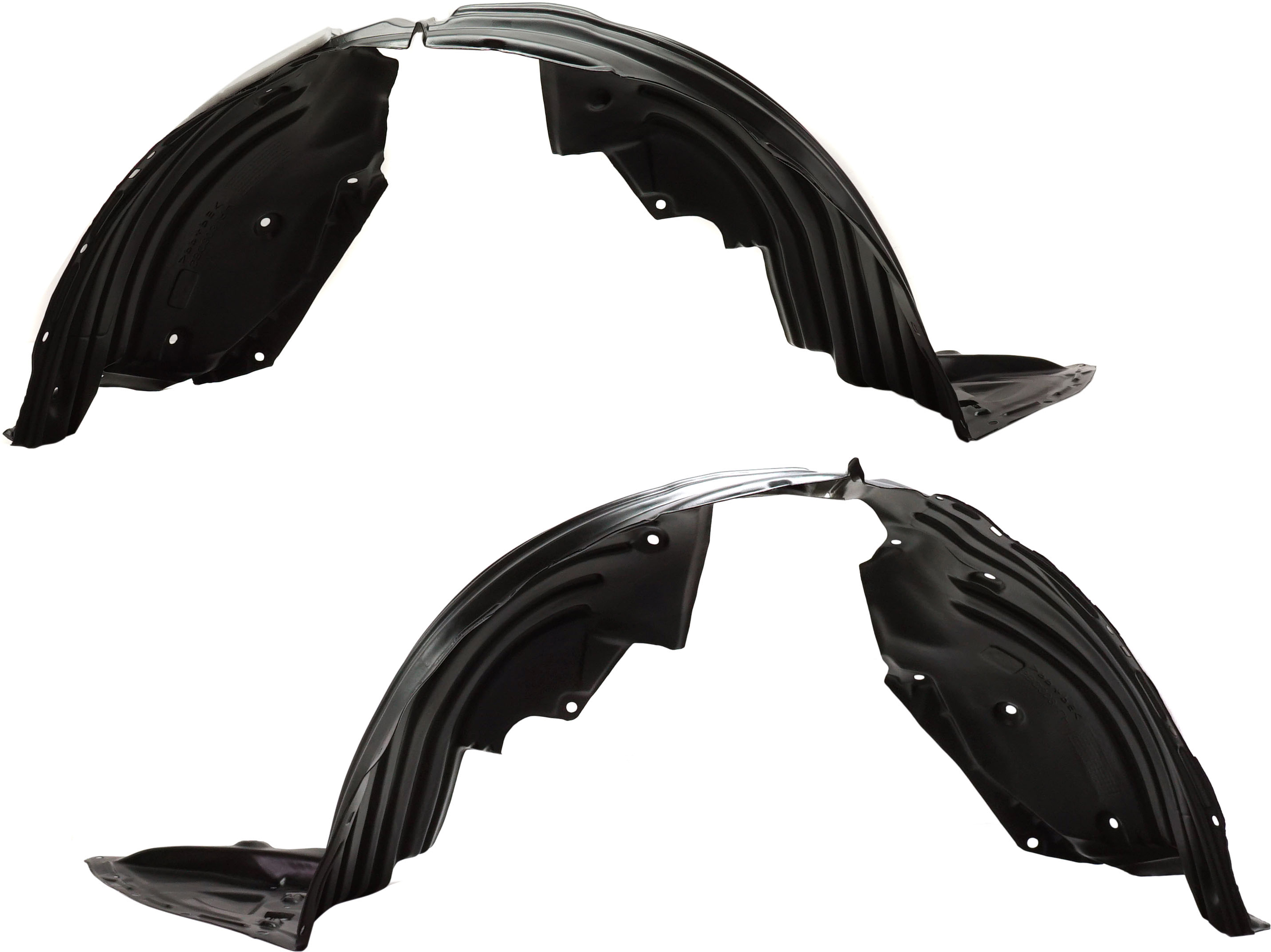 AM CX 9-16-23 FRONT FENDER LINER RH AND LH SKU SET RM22210035 Partslink MA1249150 MA1248150 OEM TK4856130B TK4856130A TK485614