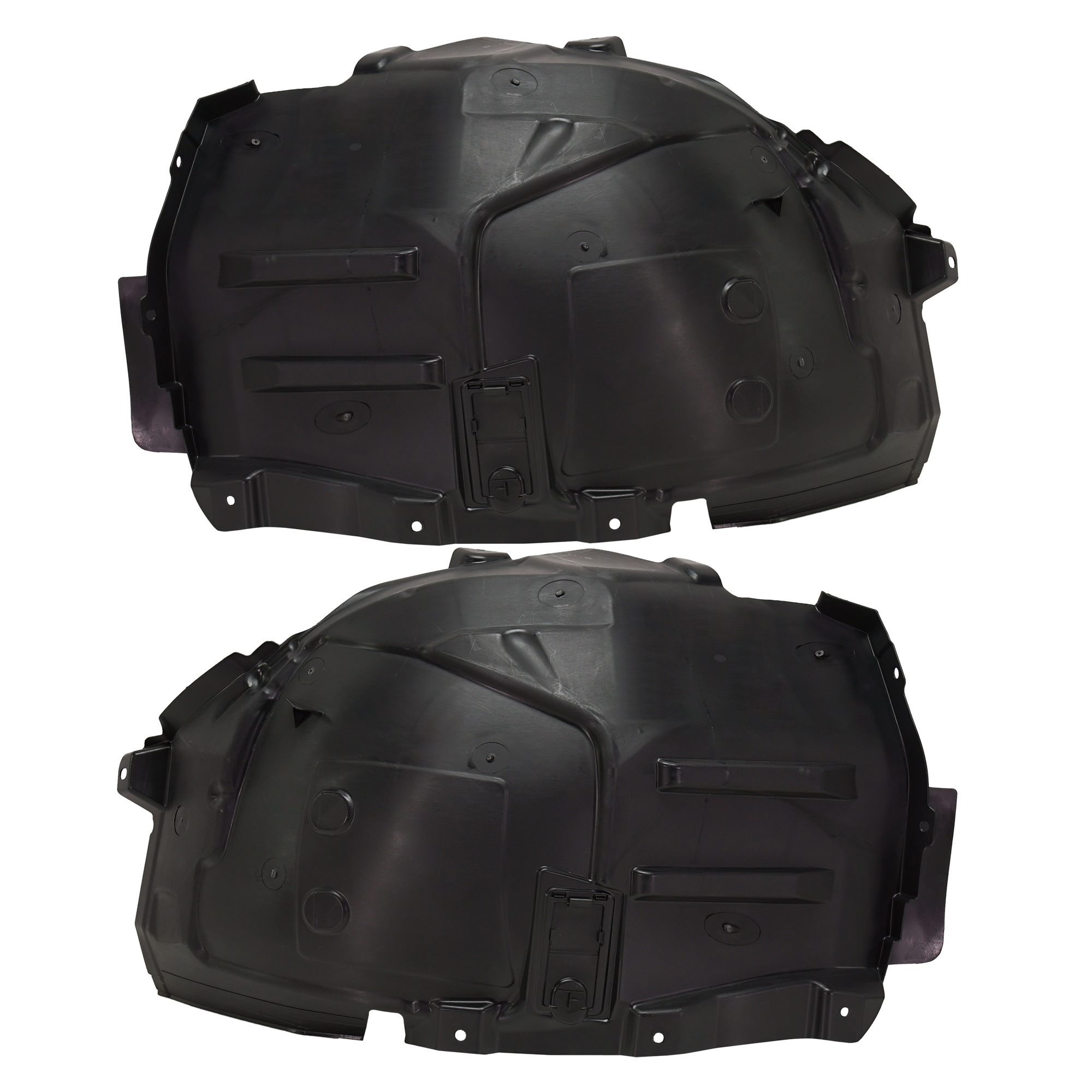 AM E CLASS 17-22 FRONT FENDER LINER RH AND LH Front Section 18-22 Coupe Convertible 17-20 Wagon Sedan SKU SET RM22210047 Partslink MB1249185 MB1248185 OEM 2386901603-2386901503