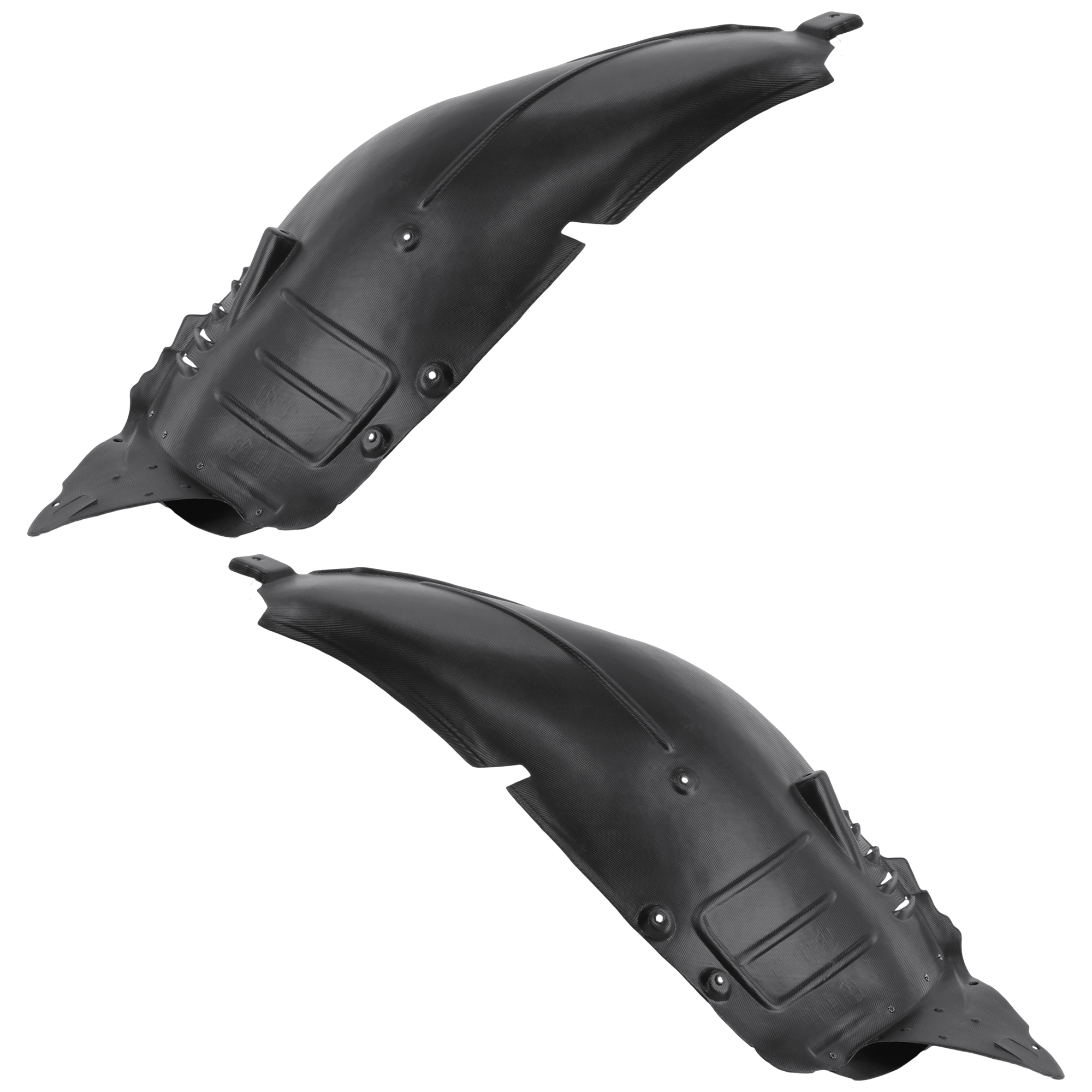 AM S CLASS 10-13 FRONT FENDER LINER RH AND LH Front Section Plastic Vacuum Form SKU SET RM22210091 Partslink MB1248159 MB1249159 OEM 2216903330-2216903430-22169028