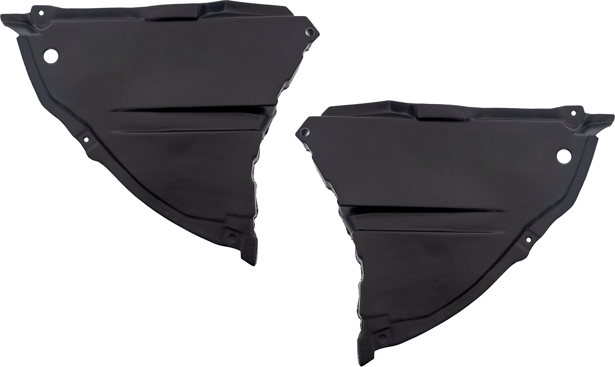 AM SL CLASS 07-12 FRONT FENDER LINER RH AND LH Front Lower Section Plastic Vacuum Form SKU SET RM22210093 Partslink MB1248162 MB1249162 OEM 2306901930-2306902030