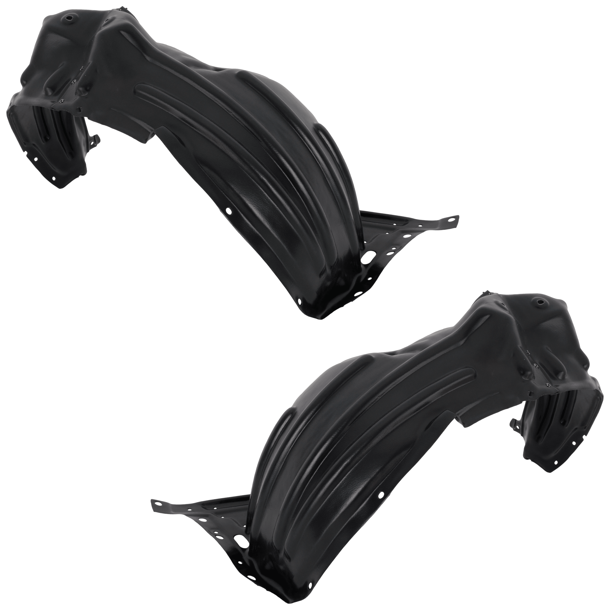 AM MIRAGE MIRAGE G4-21-24 FRONT FENDER LINER RH AND LH Vacuum Form w o Insulation foam SKU SET RM22210115 Partslink MI1248138 MI1249138 OEM 5370C253-5370C254