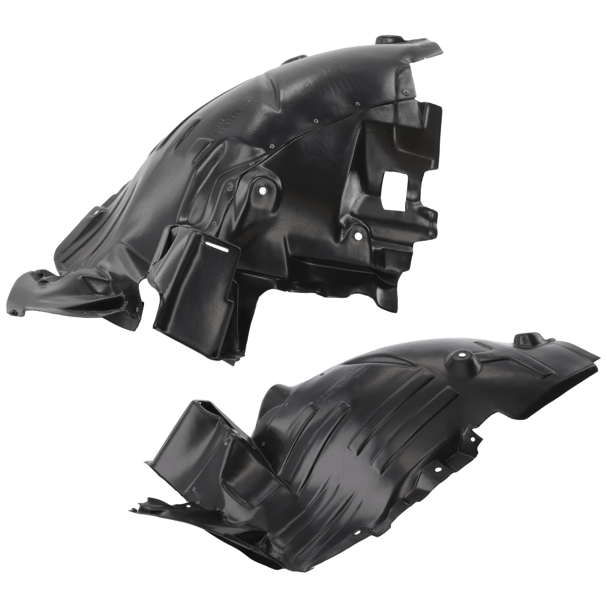 AM SPRINTER 1500-200-19-22 FENDER LINER RH AND LH Front Section Vacuum Form w o Insulation Foam Extended Cargo Van Standard Cargo Van 19-20 Standard Passenger Van SKU SET RM22210119 Partslink MB1248202 MB1249202 OEM 9076842702-9076842802