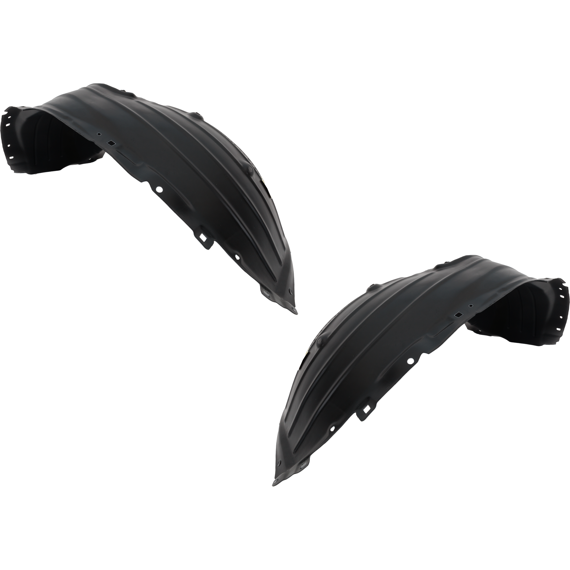AM CX 50-23-25 FRONT FENDER LINER RH AND LH Rear Section Vacuum Form w o Insulation Foam SKU SET RM22210125 Partslink MA1248157 MA1249157 OEM VA4056130 VA4056140