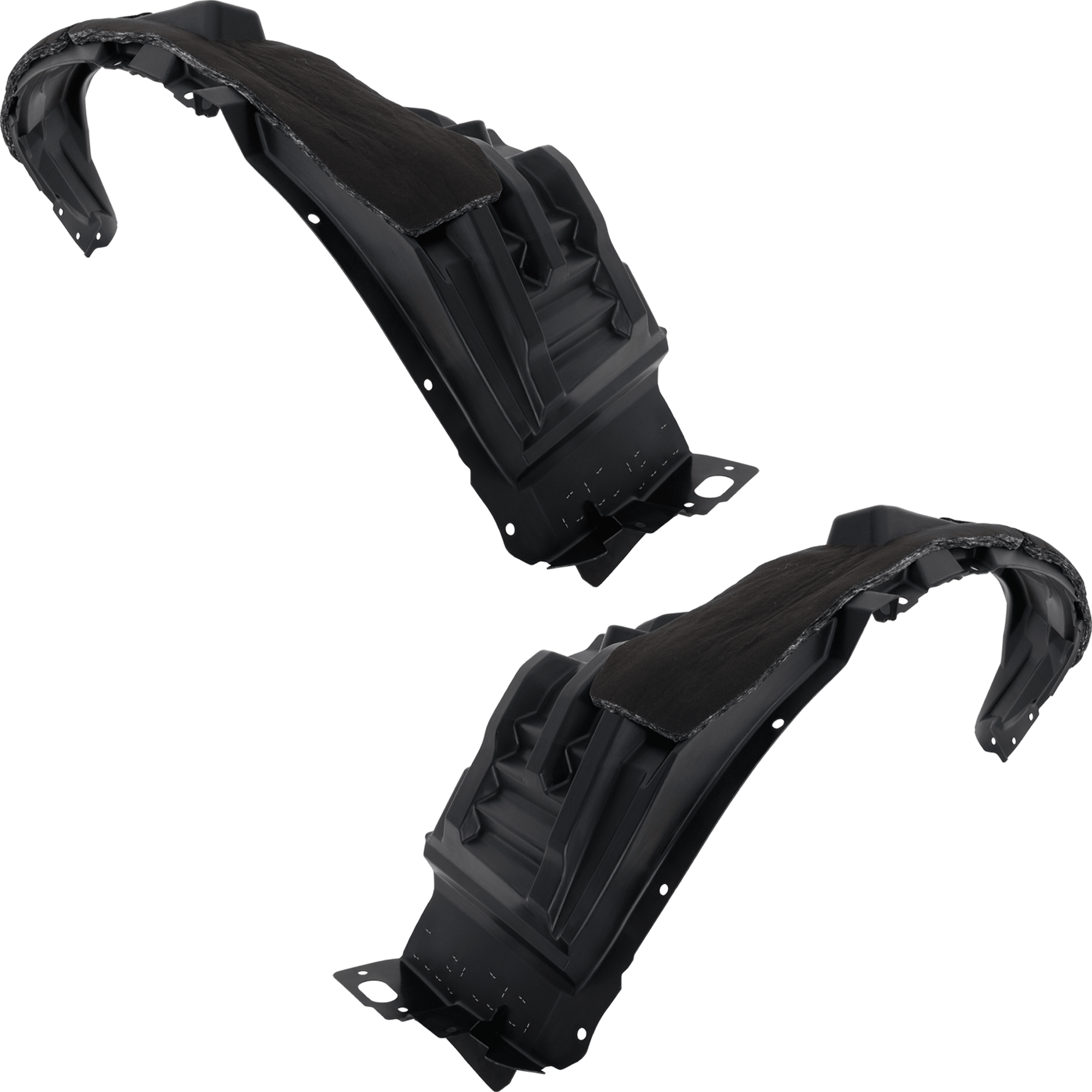 AM OUTLANDER SPORT RVR 20-24 FRONT FENDER LINER RH AND LH Injection Form w Insulation SKU SET RM22210133 Partslink MI1248134 MI1249134 OEM 63840W040P 63841W030P