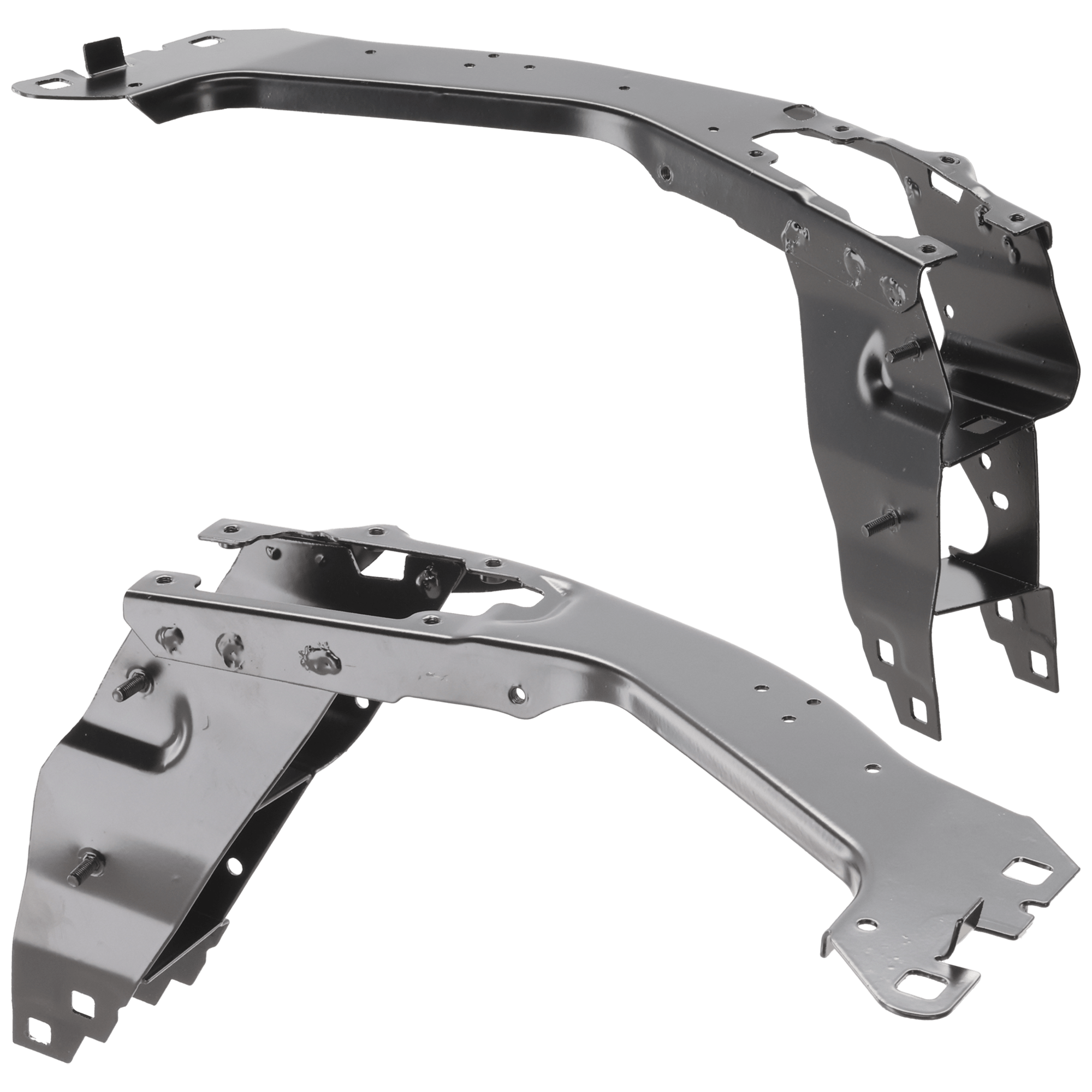 AM COOPER 14-24 RADIATOR SUPPORT RH AND LH Side Support Convertible Hatchback SKU SET RM25050027 Partslink MC1225112 MC1225113 OEM 51647307873-51647307874