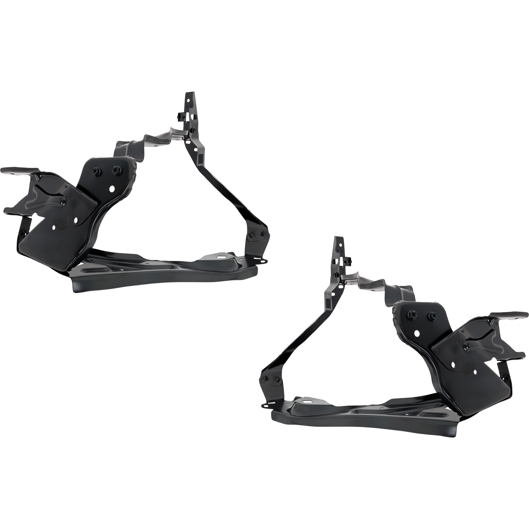 AM C CLASS 08-11 RADIATOR SUPPORT RH AND LH Assembly Steel SKU SET RM25050029 Partslink MB1225195 MB1225196 OEM 2046200991 PFM 2046200191 PFM