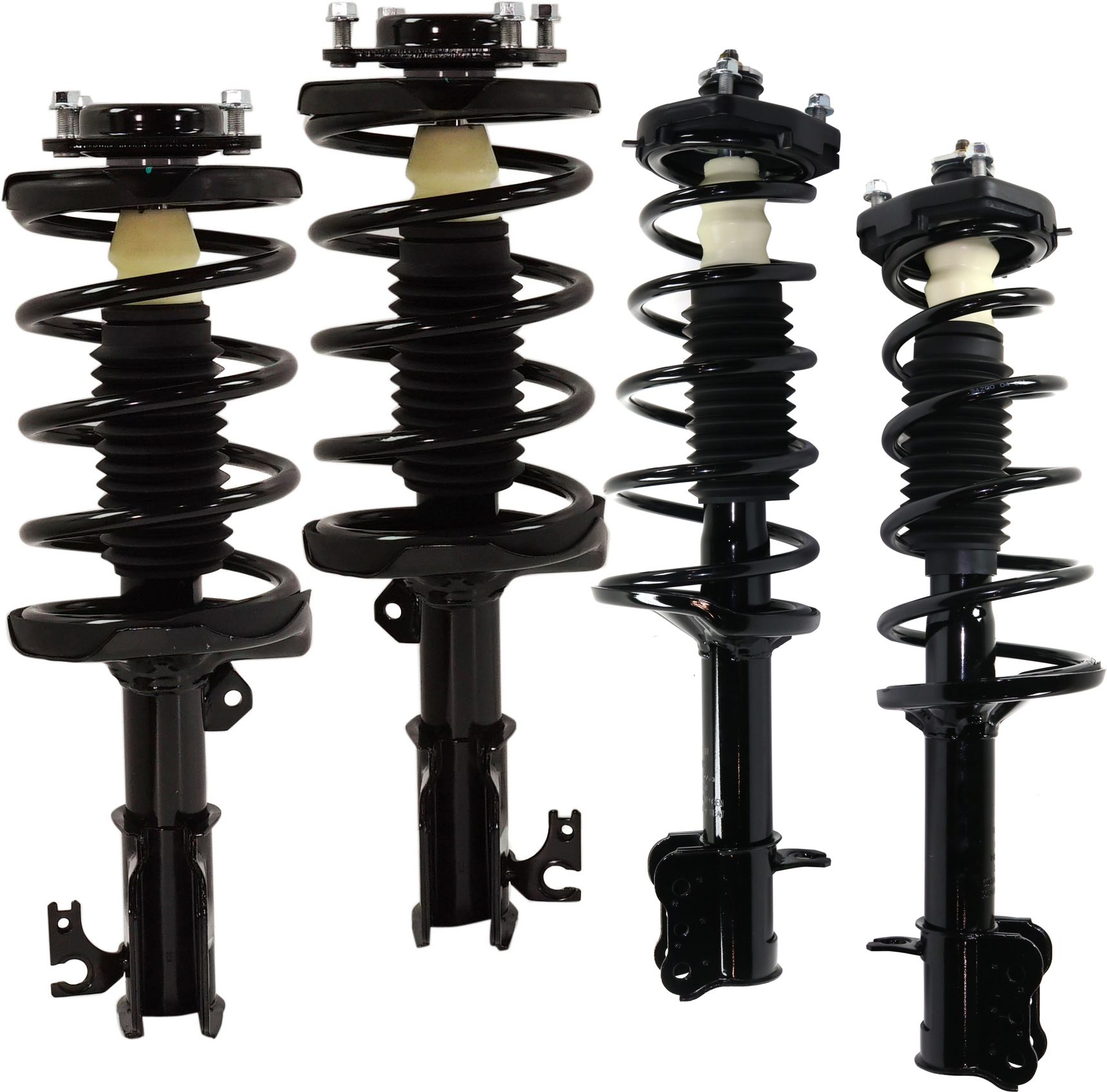 AM PROTEGE 00-03 FRONT AND REAR FULLY LOADED STRUT RH AND LH Set of 4 Twin tube SKU SET RM28050029-4 B OEM 171589-818142-331008L 2331008L