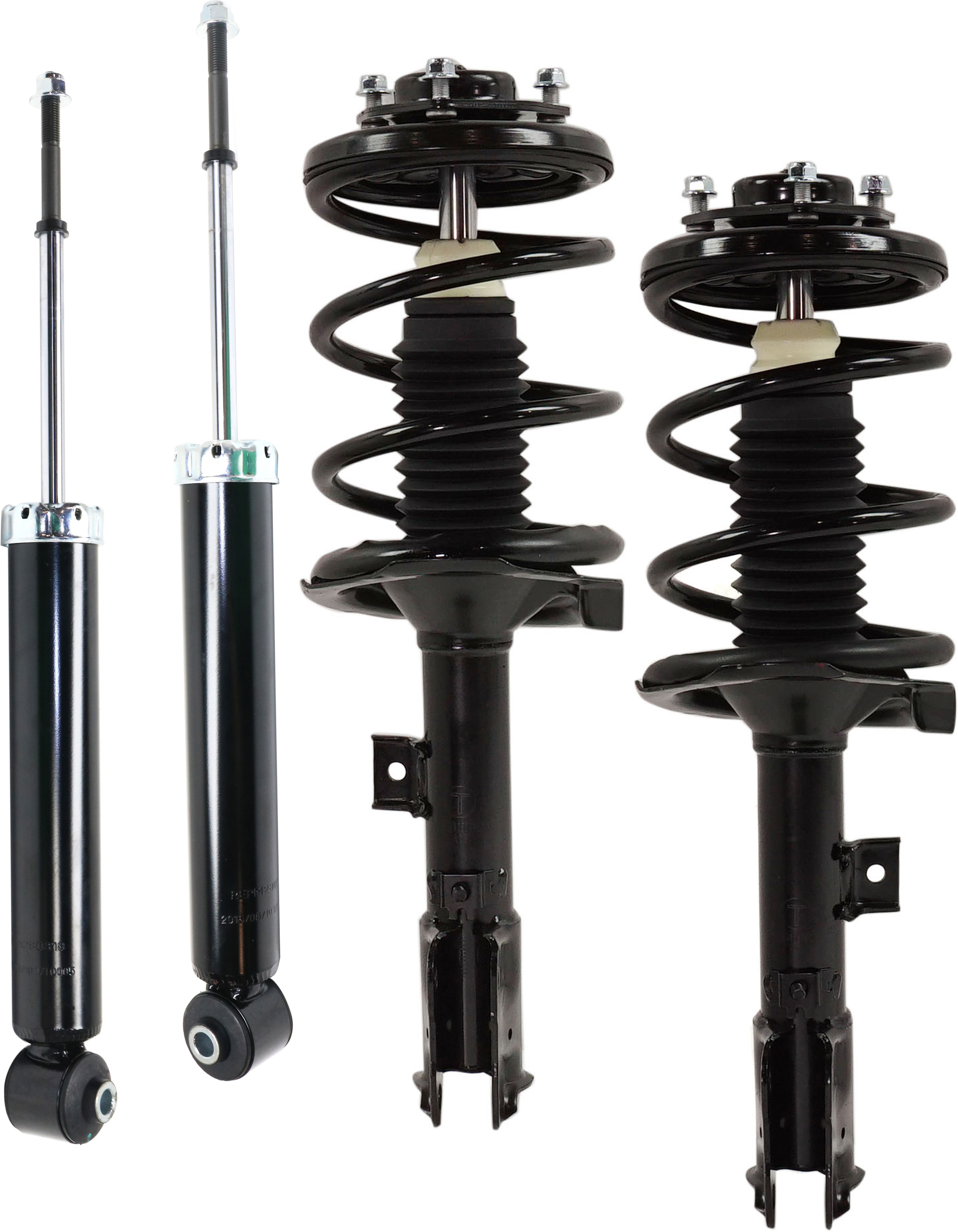 AM OUTLANDER 07-13 FRONT AND REAR SHOCK AND FULLY LOADED STRUT RH AND LH Set of 4 SKU SET RM28050041-4 OEM 4060A173-272438 SR4540-1331671