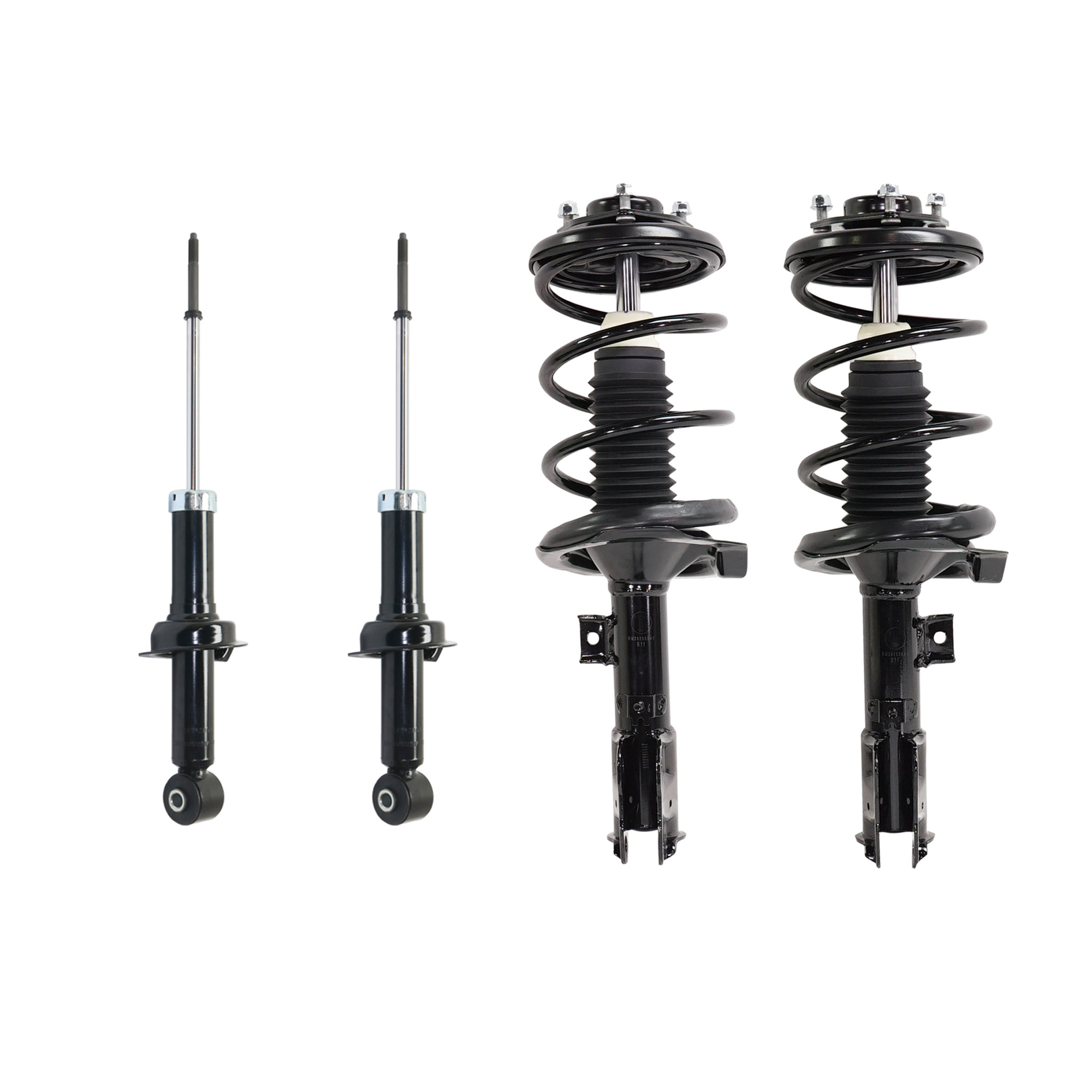 AM LANCER 08-10 FRONT AND REAR SHOCK AND FULLY LOADED STRUT RH AND LH Set of 4 SKU SET RM28050047-4 A OEM 272356-2331664L 4060A066 SR456