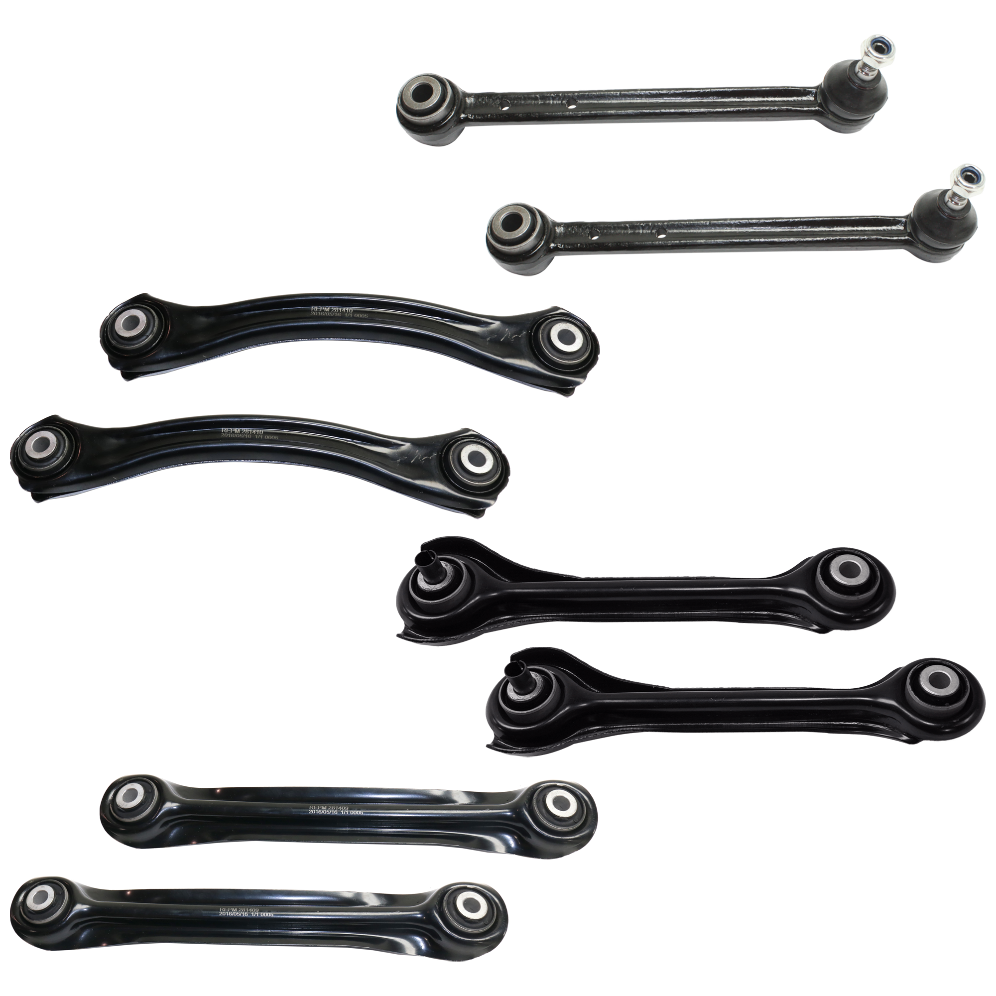 AM 190E 84-93 SLK CLASS 98-11 REAR CONTROL ARM RH AND LH Upper Frontward SKU SET RM28150043 OEM 1243507706-1243507606-21035024