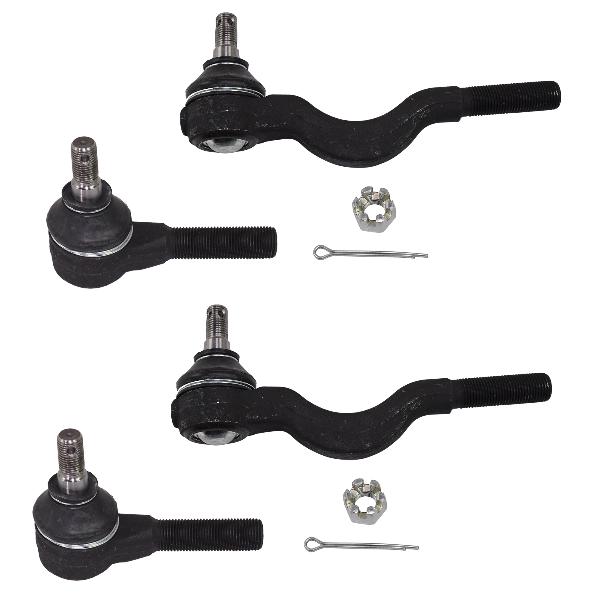 AM D50-82-82 MIGHTY MAX 83-94 FRONT TIE ROD RH AND LH Inner and Outer Set of 4 SKU SET RM28210035-4 OEM 352004-1013643-2692659-4001206