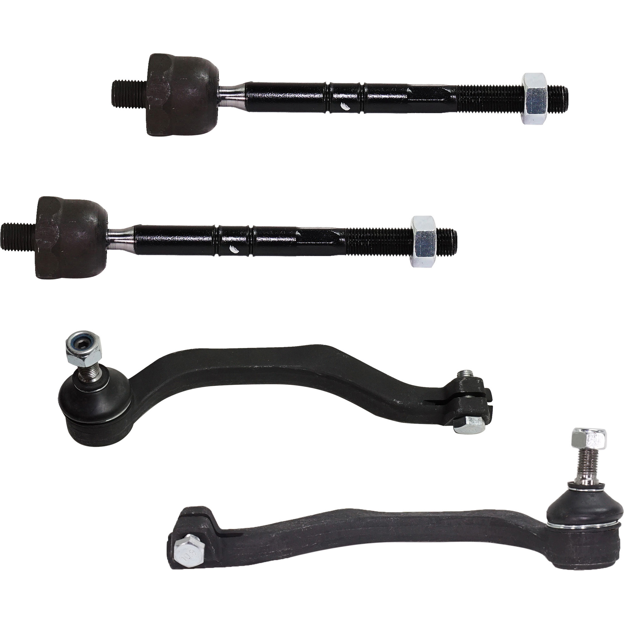 AM COOPER 07-15 FRONT TIE ROD END RH AND LH Inner and Outer SKU SET RM28210050-4 OEM 1017126-45A2473 ES4505-4012424