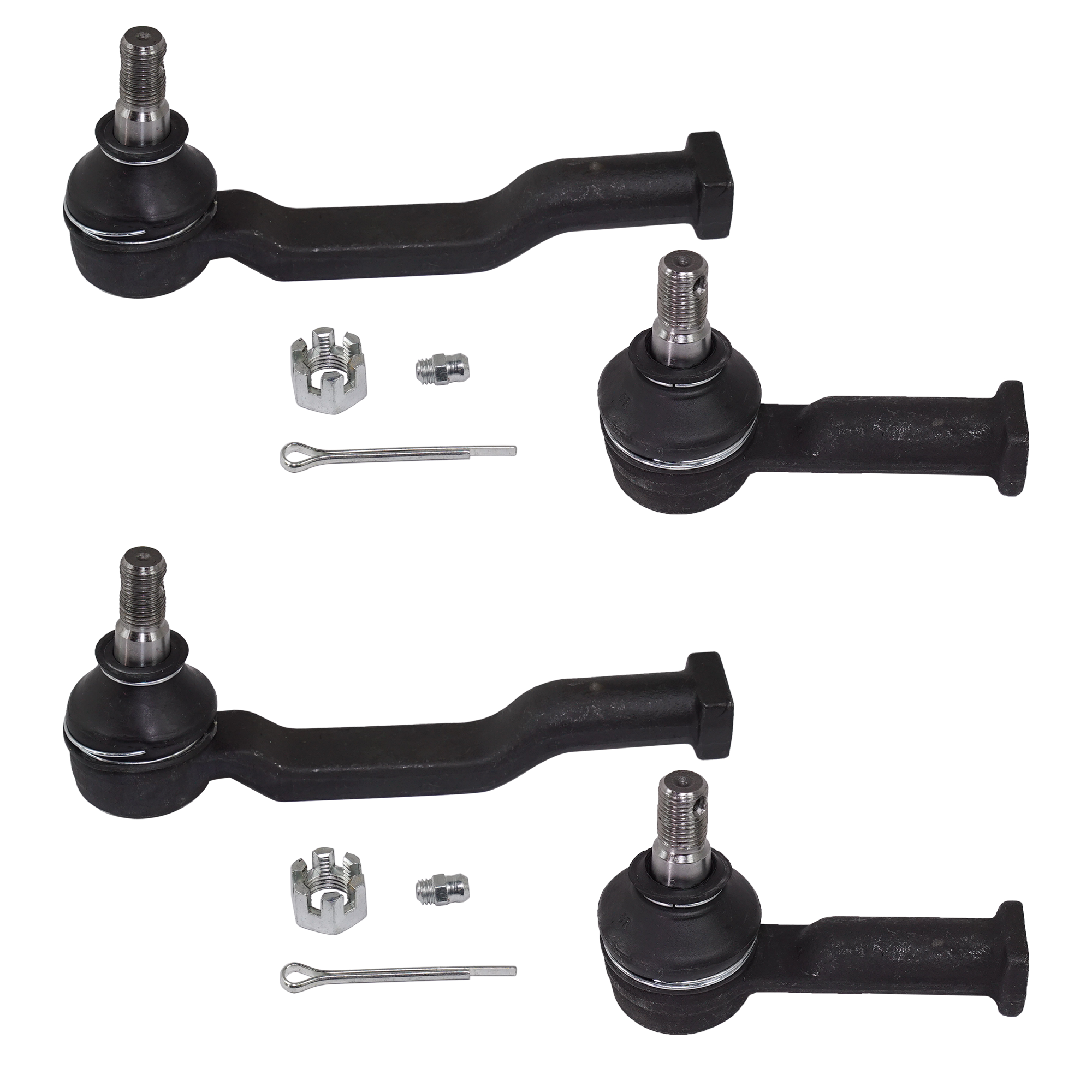 AM B2200-87-93 FRONT TIE ROD RH AND LH Inner and Outer Set of 4 SKU SET RM28210067-4 OEM 353019-1014069-2692763-4011452