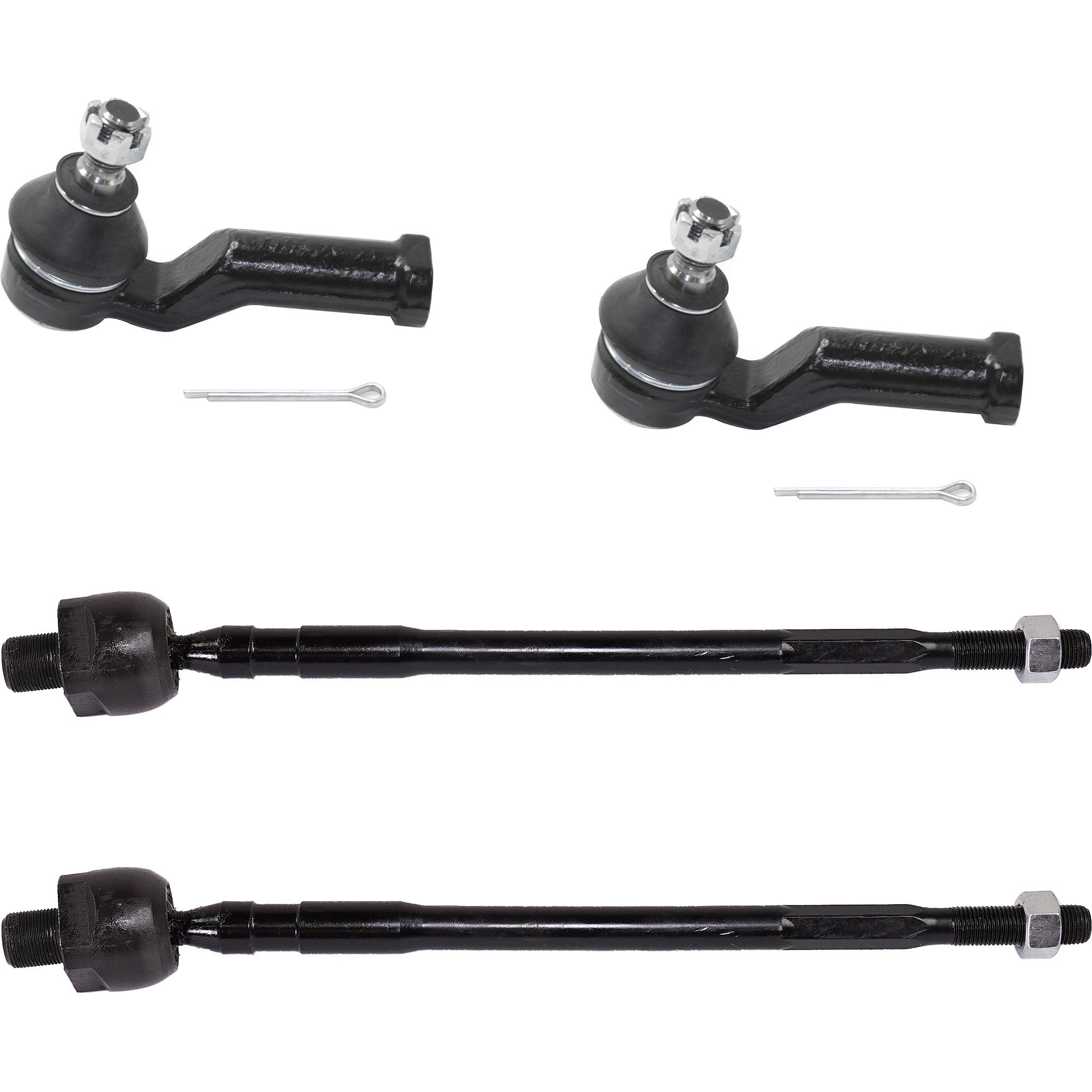 AM MIATA 90-97 FRONT TIE ROD END RH AND LH Inner and Outer SKU SET RM28210068-4 OEM 8AN132280 NA0232240