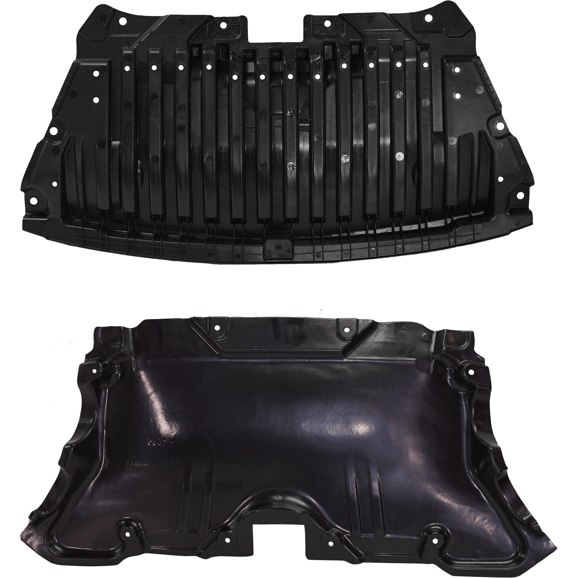 AM E CLASS 17-23 FRONT AND REAR ENGINE SPLASH SHIELD SKU SET RM31010003