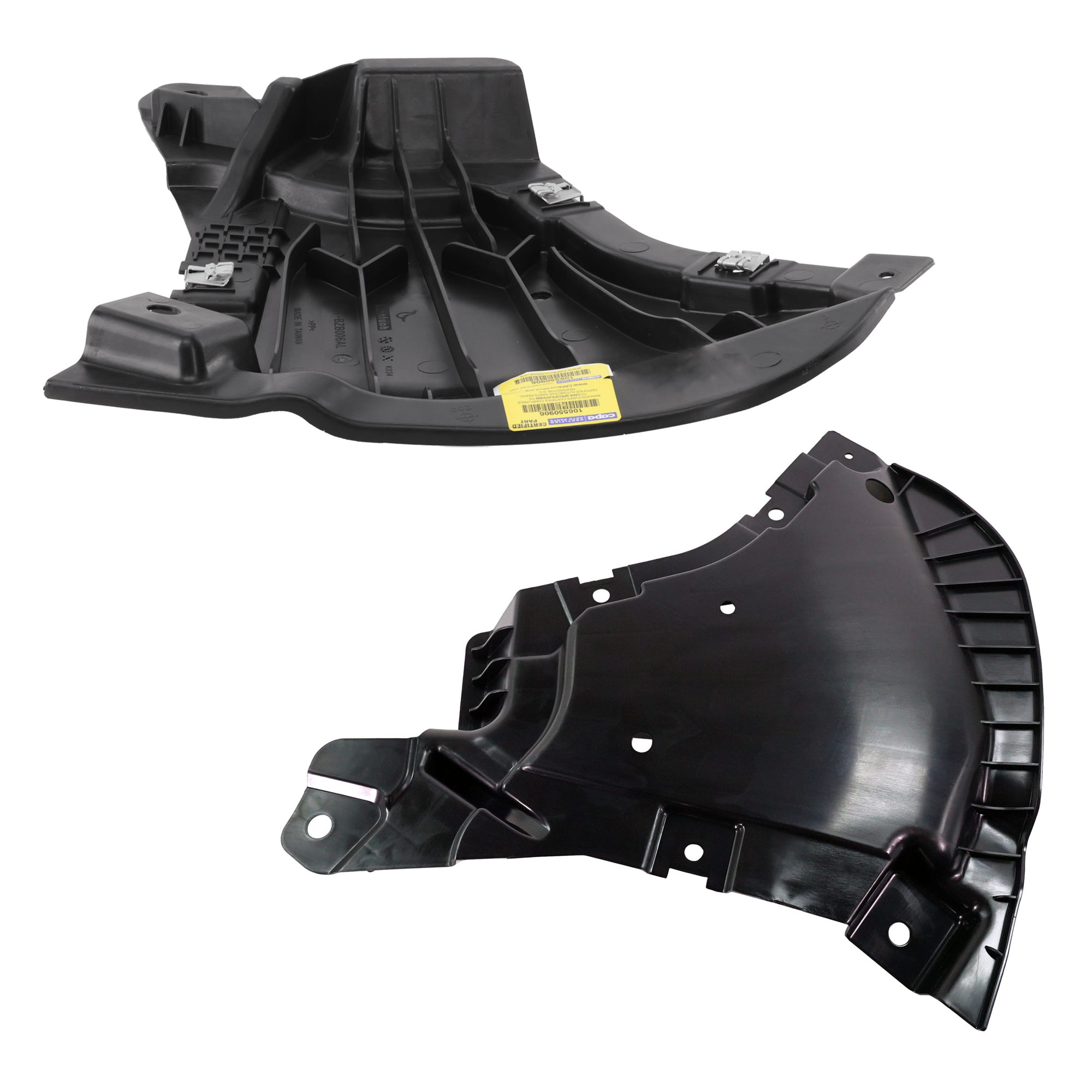 AM E CLASS 17-23 ENGINE SPLASH SHIELD RH AND LH Outer Under Cover RWD E400 E450 w AMG Package Conv Cpe E300 E350 E400 w o Luxury Pkg Sedan CAPA SKU SET RM31010005Q Partslink MB1228172C MB1228173C OEM 213520250064-2135202500-213520