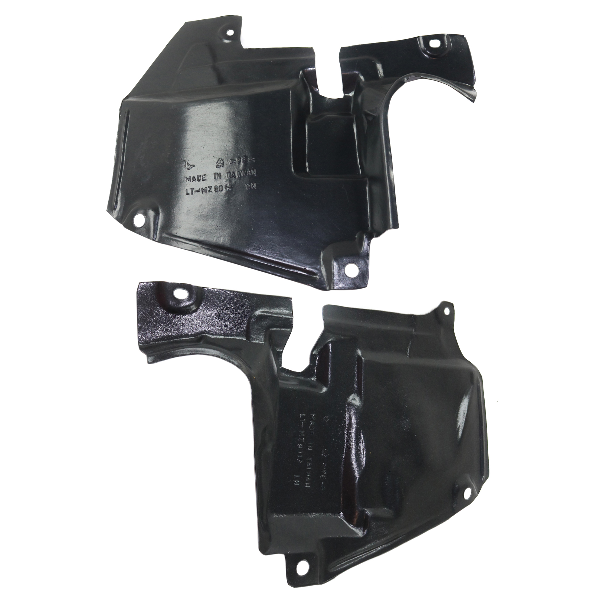 AM CX 9-16-23 CX 5-17-24 ENGINE SPLASH SHIELD RH AND LH Vacuum Form SKU SET RM31010007 Partslink MA1251116 MA1250116 OEM TK4856341B TK4856342B