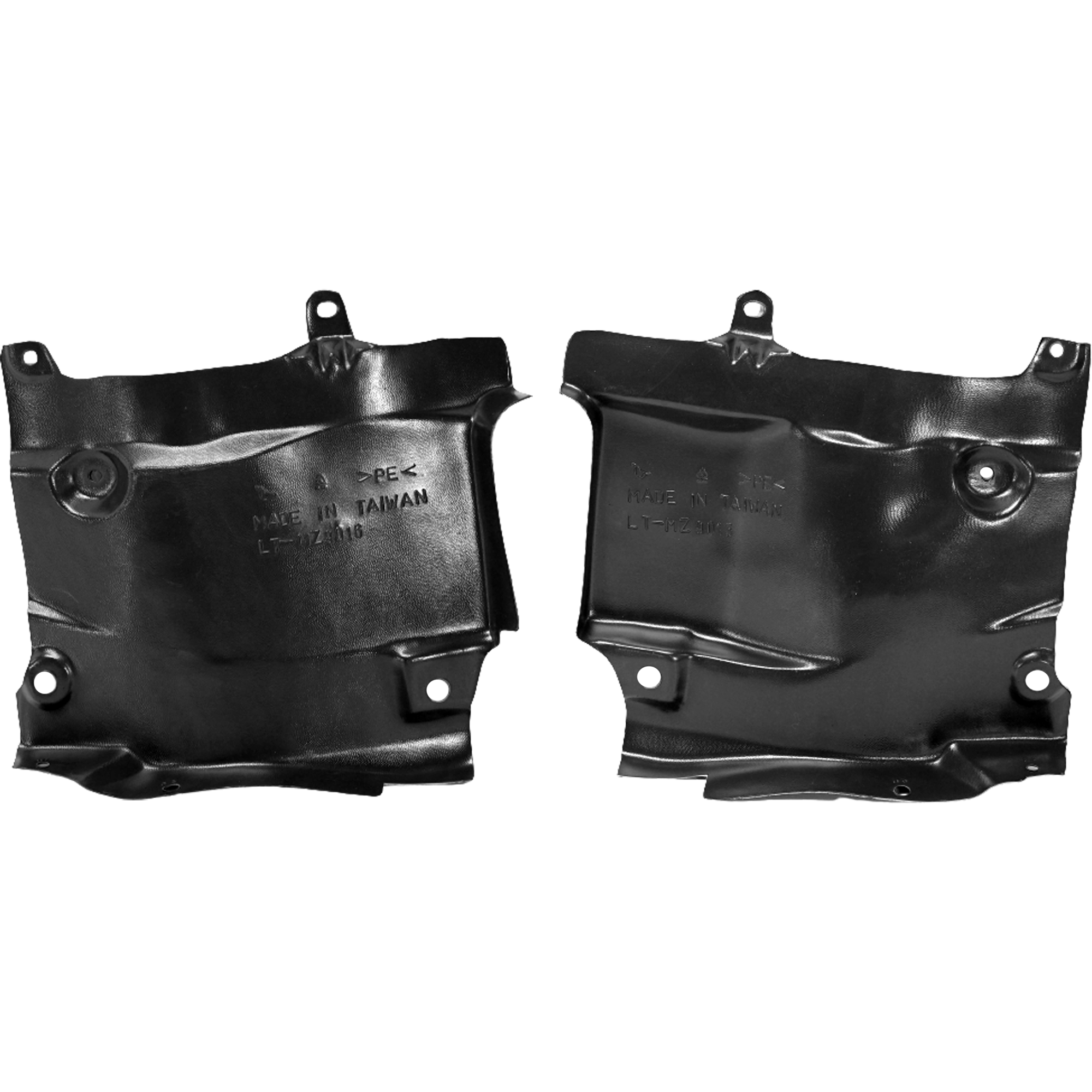 AM MAZDA 3-19-25 ENGINE SPLASH SHIELD RH AND LH Japan Built Vehicle SKU SET RM31010035 Partslink MA1228135 MA1228136 OEM BCJH5632ZA BCJH5634ZA