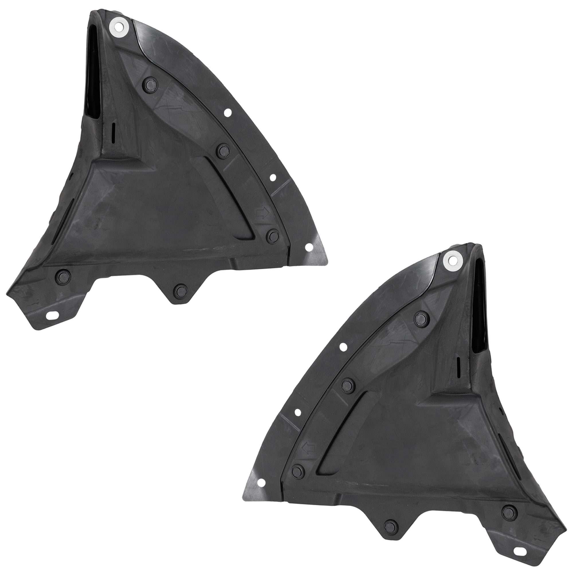 AM CX 30-20-23 ENGINE SPLASH SHIELD RH AND LH Cover CAPA SKU SET RM31010049Q Partslink MA1250121C MA1251121C OEM DGH95613Y DGH95614Y