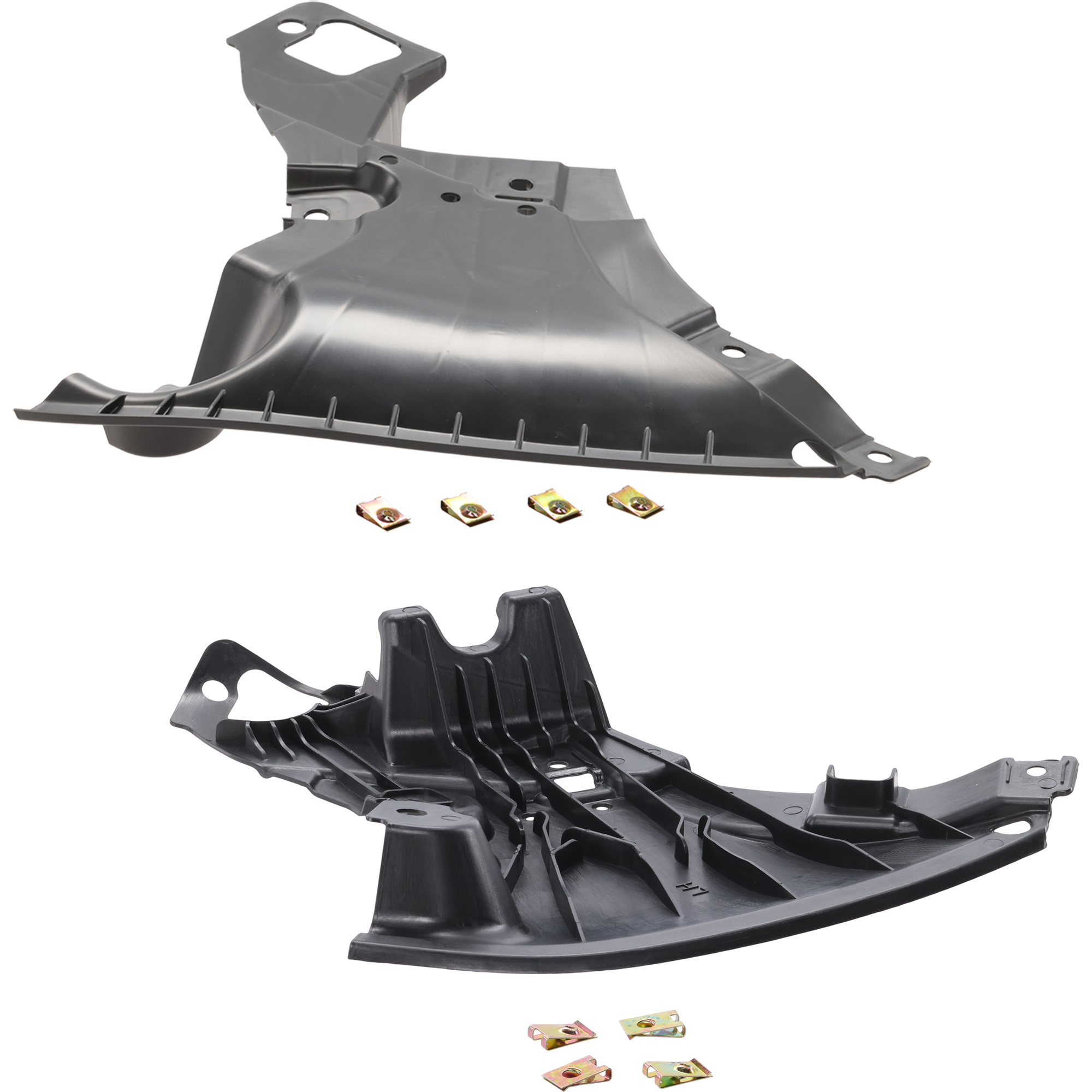AM C300 C43 AMG 22-23 ENGINE SPLASH SHIELD RH AND LH Side Cover Assembly Injection Form w o Insulation Foam C300 w AMG Body Styling Sedan SKU SET RM31010061 Partslink MB1228199 MB1228200 OEM 2065202300-2065202400