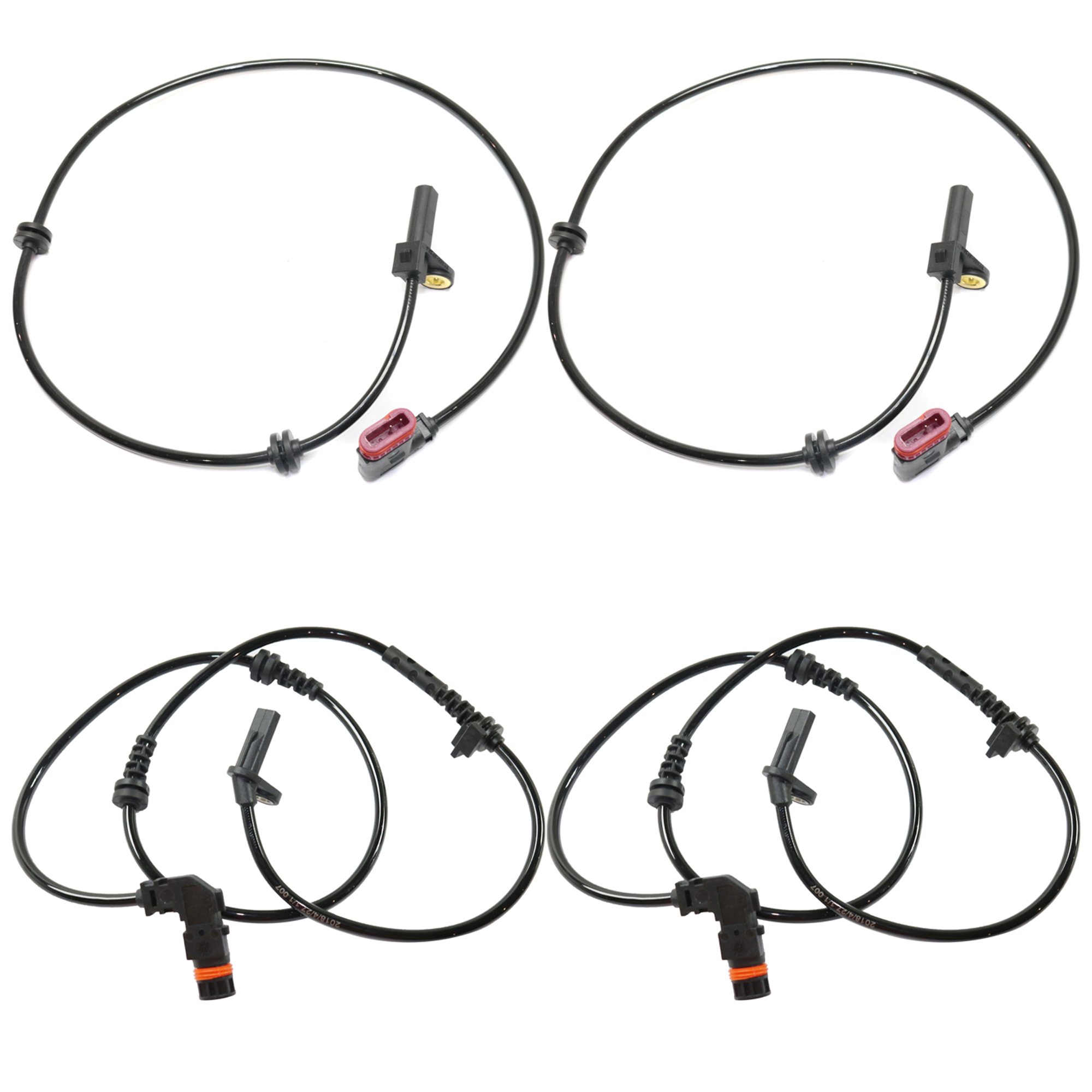 AM CL550-09-10 FRONT AND REAR ABS SPEED SENSOR RH AND LH SKU SET RM31080002