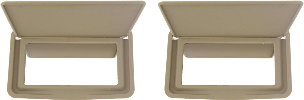 AM E CLASS 00-02 SUN VISOR MIRROR ASSEMBLY RH and LH Beige SKU SET RM42170001-2 OEM 21081025101A21