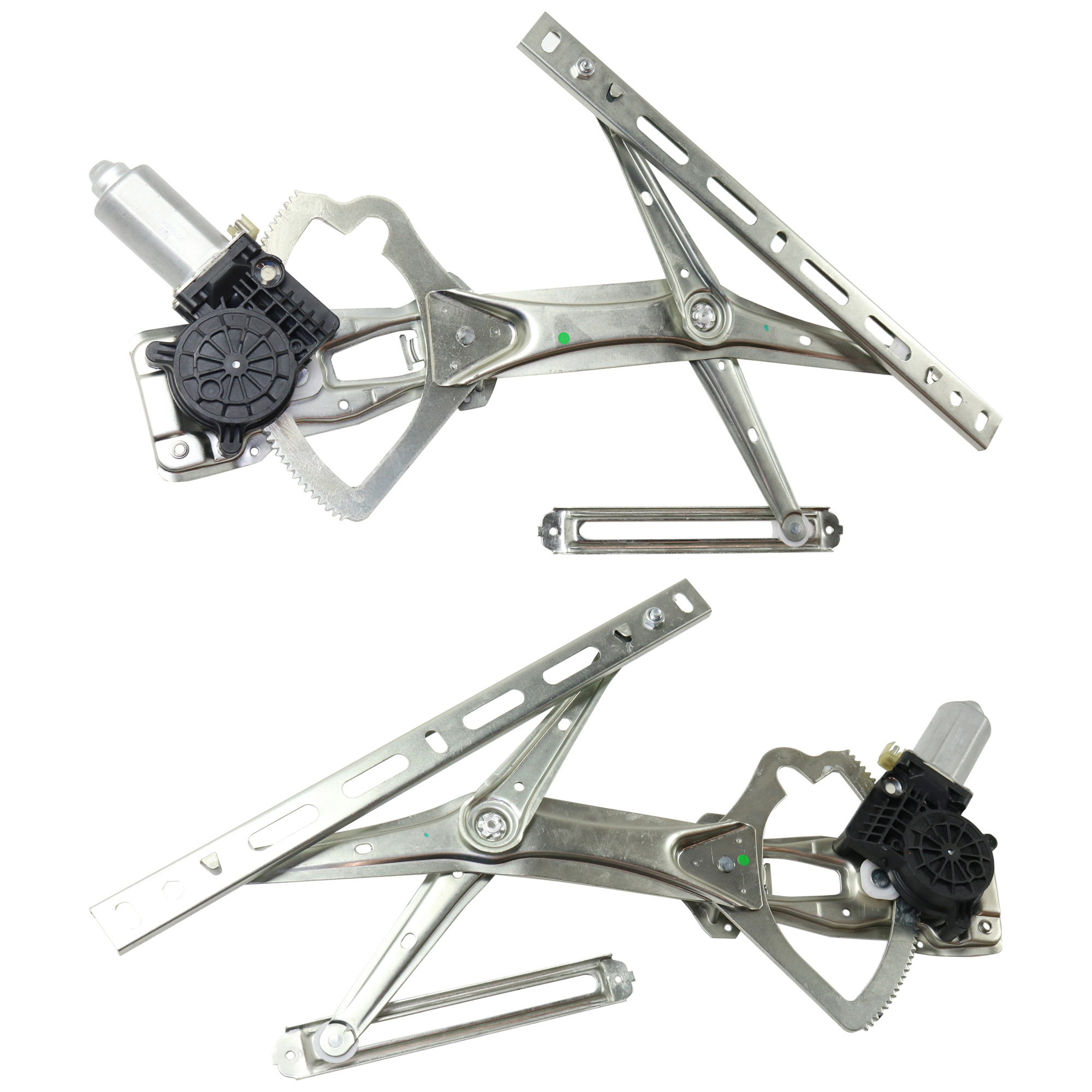 AM CLK CLASS 98-03 FRONT WINDOW REGULATOR RH AND LH Power w Motor 208 Chassis SKU SET RM46290001 OEM 2087200346 PFM 2087200746-2087