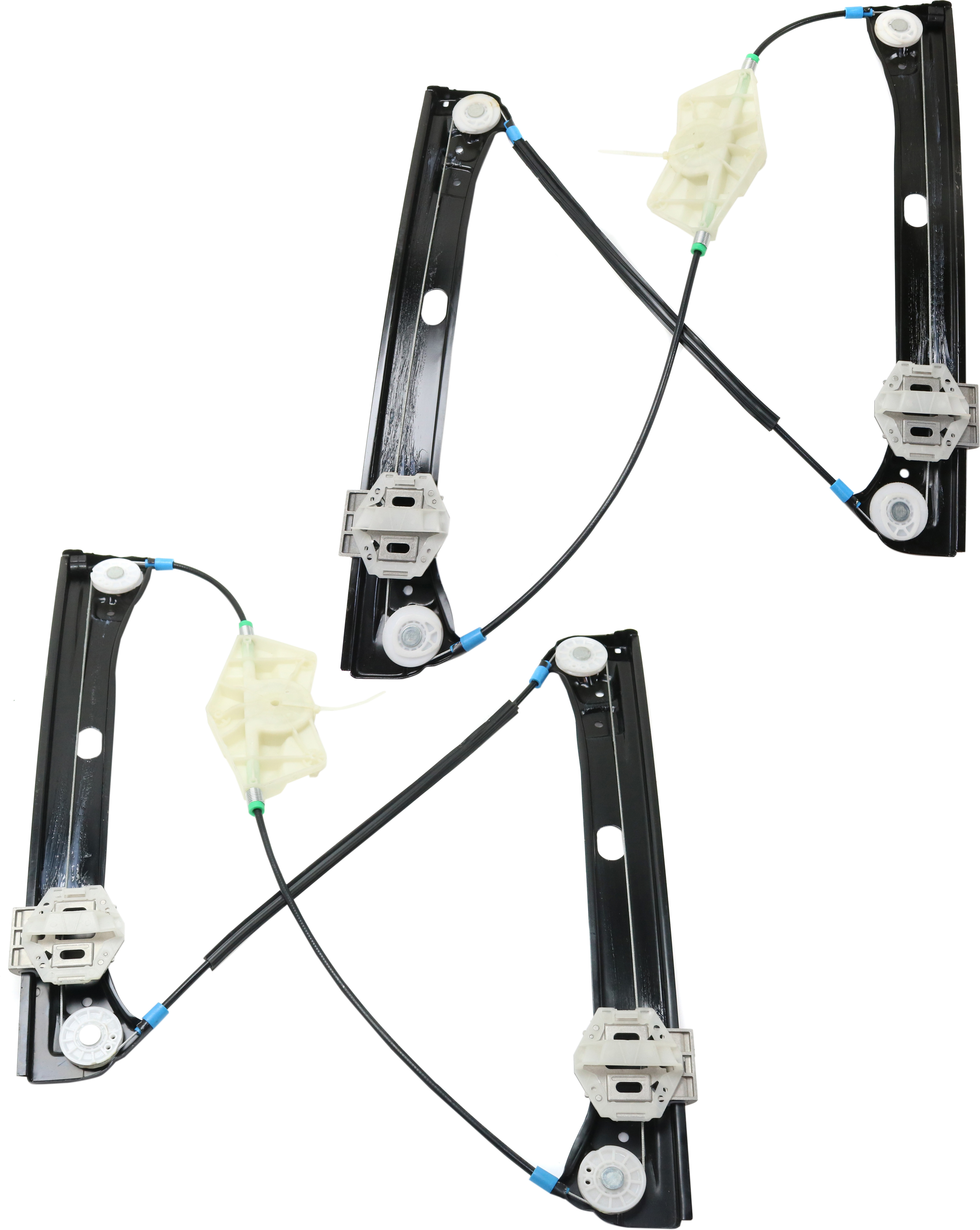 AM S CLASS 07-13 FRONT WINDOW REGULATOR RH AND LH Power w o Motor SKU SET RM46290005 Partslink MB1351116 MB1350116 OEM 22-172-002-462-217-200-000