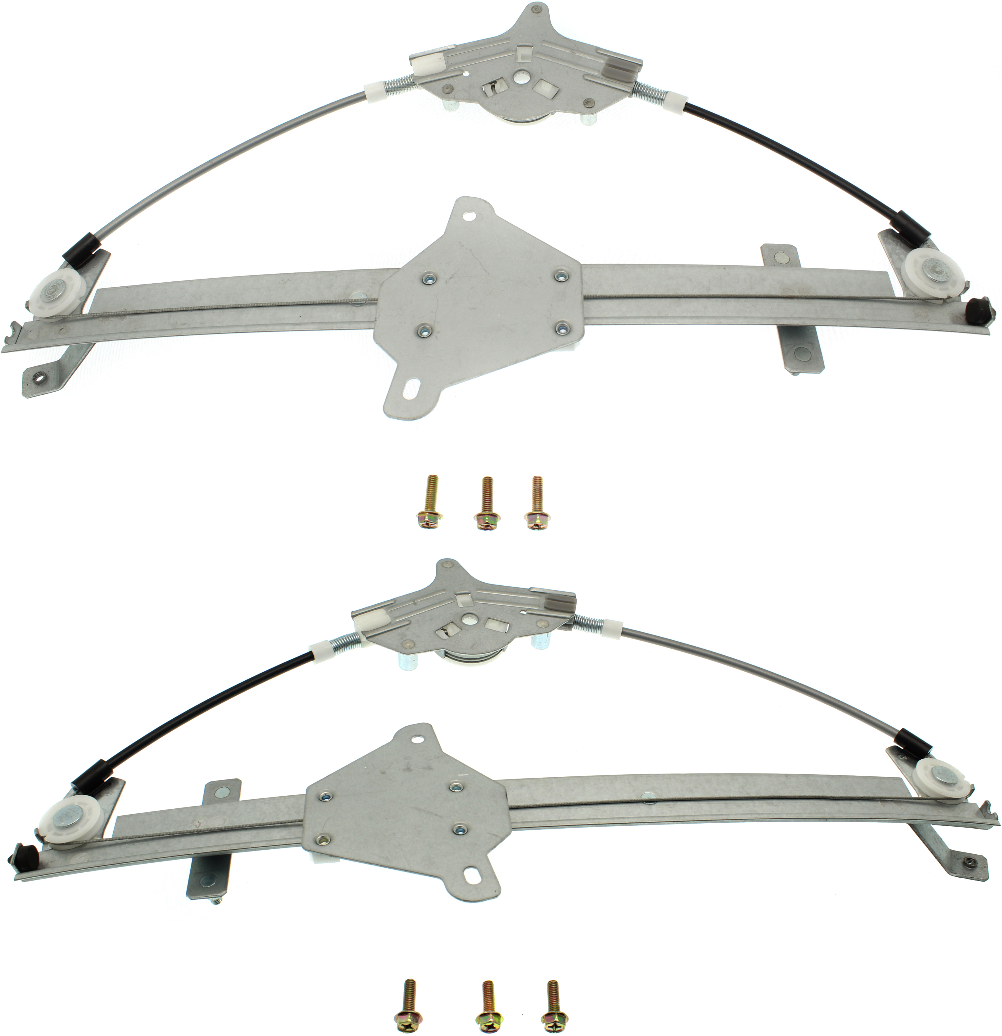 AM MAZDA 3-3 SPORT 14-18 FRONT WINDOW REGULATOR RH AND LH Power w o Motor Mexico Built SKU SET RM46290017 OEM BJS759590A BJS759590 BJS758590