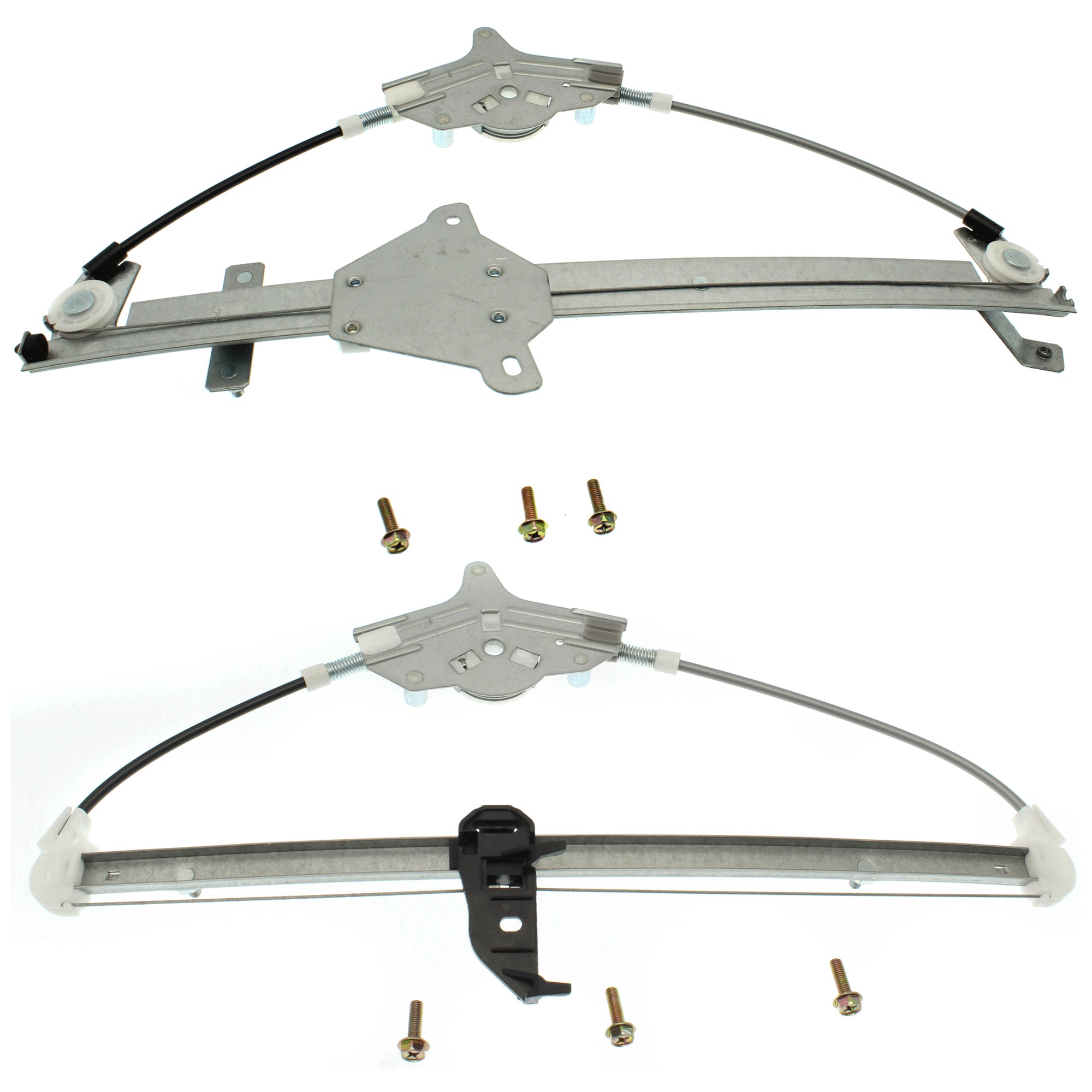 AM MAZDA 3-14-18 FRONT AND REAR WINDOW REGULATOR LH Power w o Motor Mexico Built Vehicle SKU SET RM46290018 OEM BJS759590A BJS759590 BJS773590