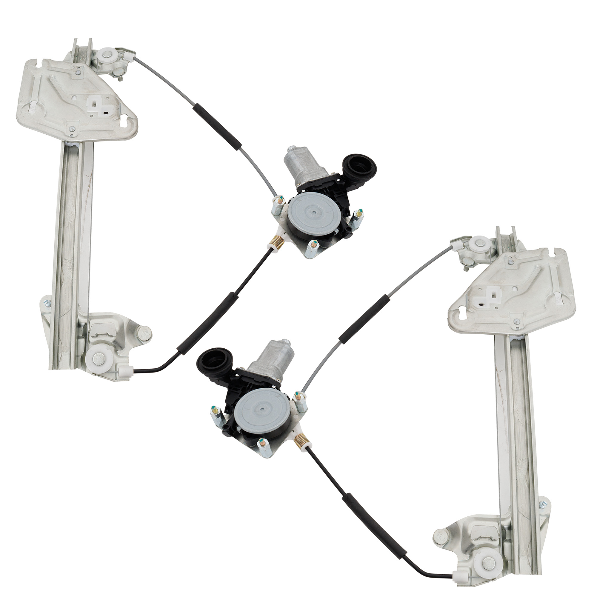 AM MX 5 MIATA 06-15 FRONT WINDOW REGULATOR RH AND LH Power w Motor SKU SET RM46290059 Partslink MA1357105 MA1356105 OEM NE515858XA NE515958XA