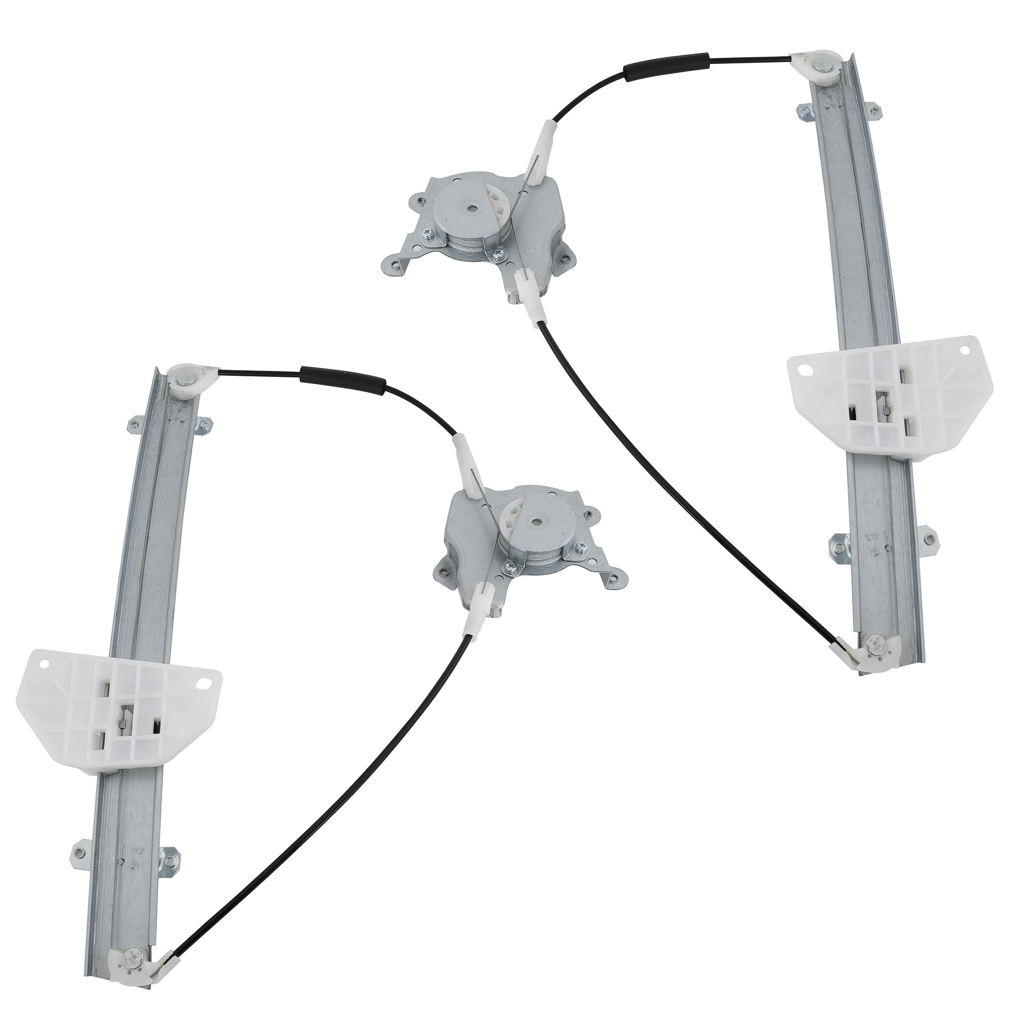 AM MIRAGE 97-02 FRONT WINDOW REGULATOR RH AND LH Power w o Motor SKU SET RM46290099 OEM MR186734 MR186733