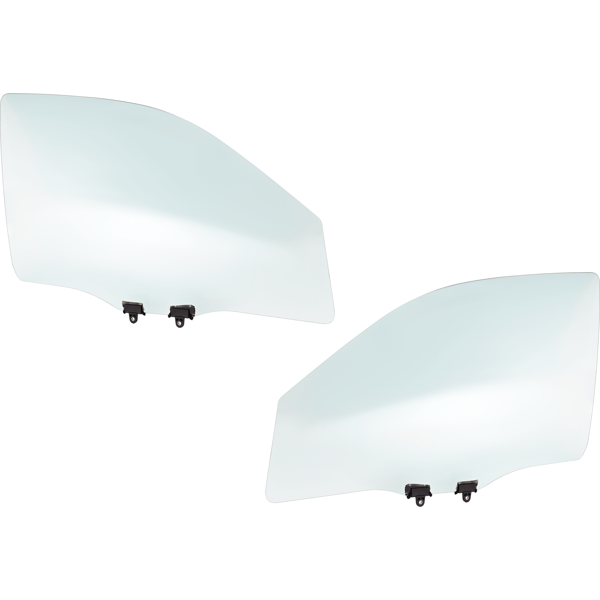 AM MITSUBISHI OUTLANDER 03-06 FRONT DOOR GLASS RH AND LH Green Tint w Clip SKU SET RM48010015 OEM MR978105 MR978106