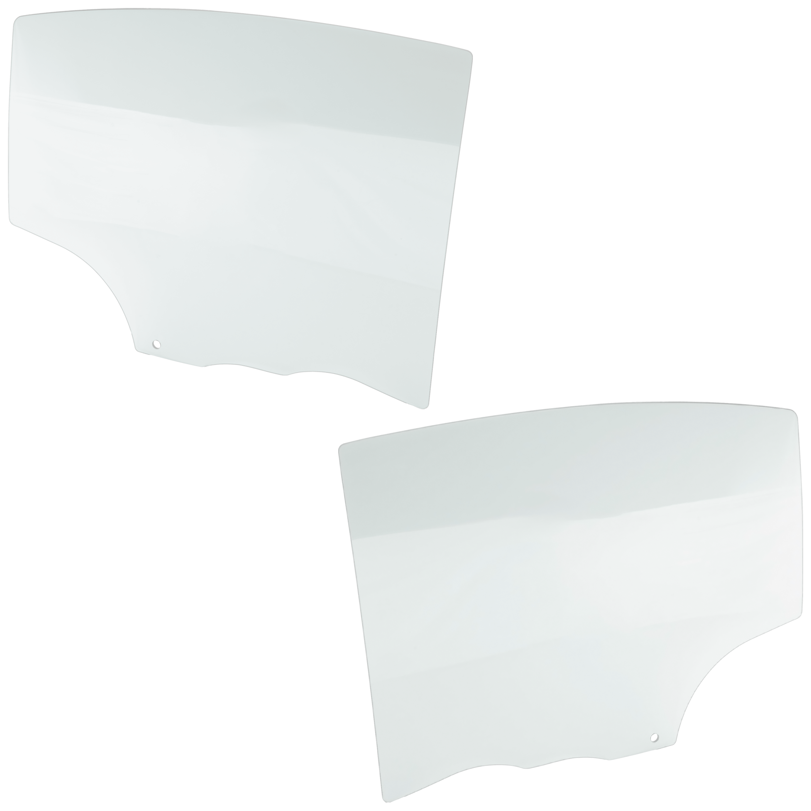 AM MAZDA 3-04-09 REAR DOOR GLASS RH AND LH Green Tint Type 1-08-09 Type 2 SKU SET RM48130013 OEM BAN672511 BN8V72511A BAN673511