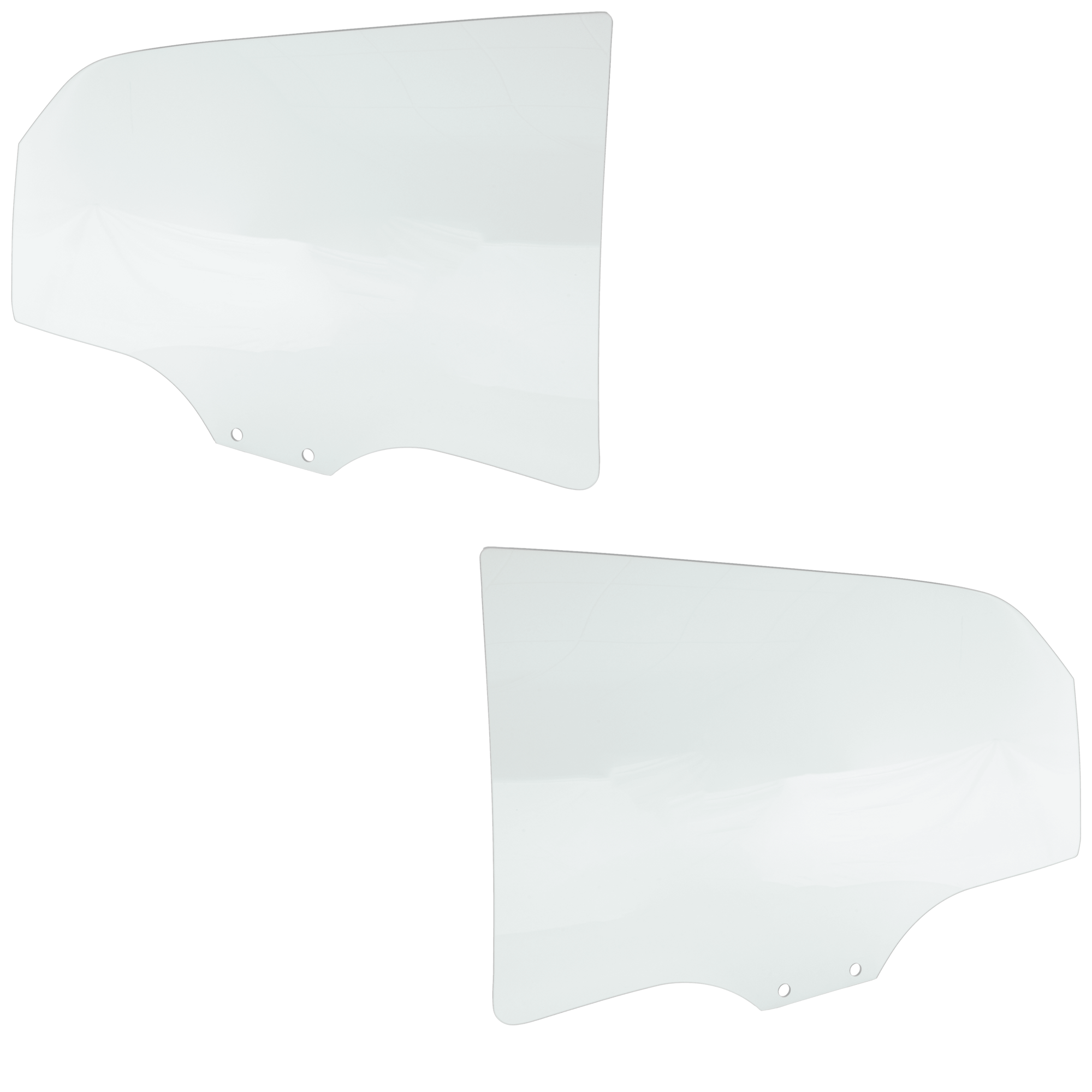 AM MAZDA 2-11-14 REAR DOOR GLASS RH AND LH Green Tint SKU SET RM48130025 OEM D65372511B D65373511B