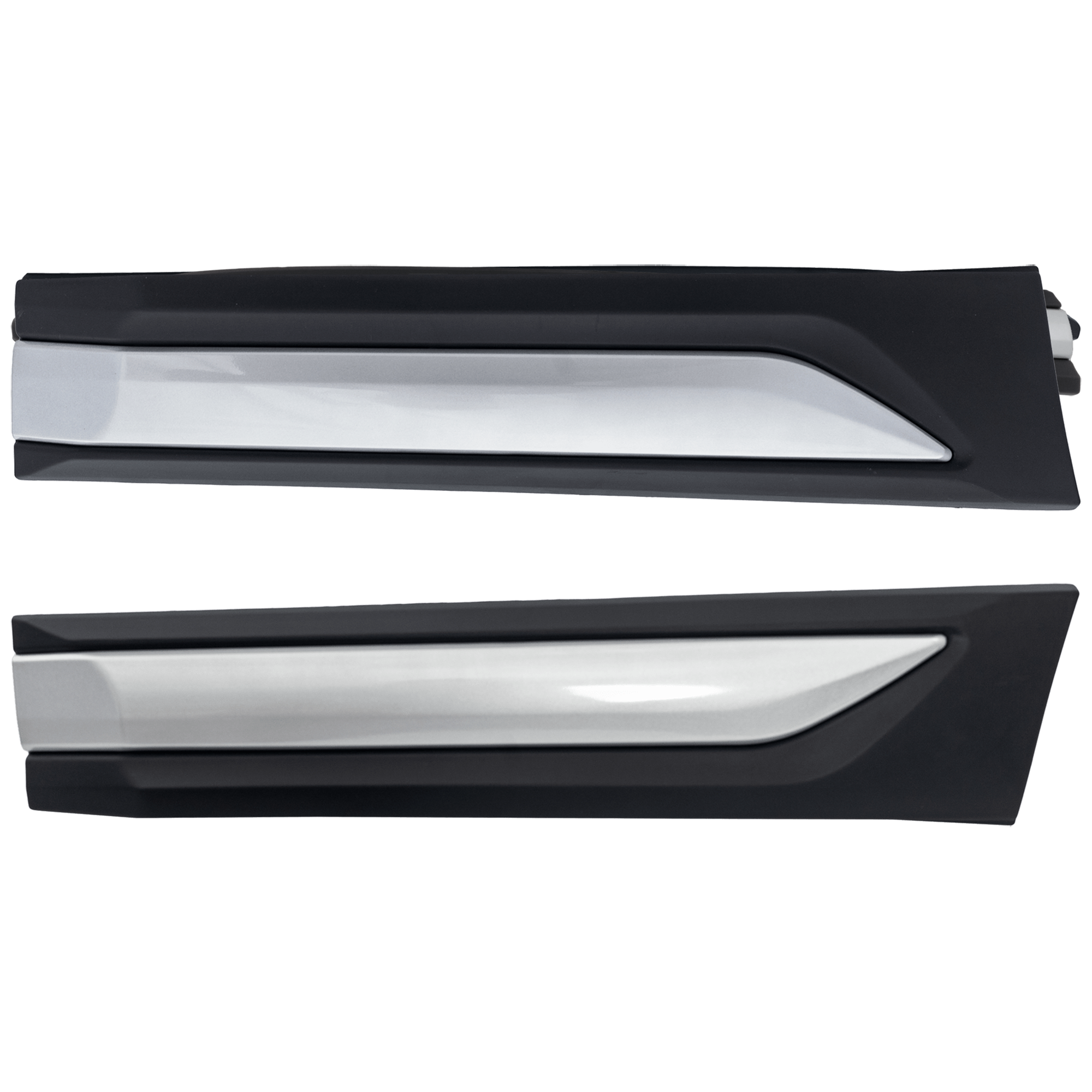 AM OUTLANDER 16-20 FRONT AND REAR DOOR MOLDING RH AND LH Lower Black and Silver SKU SET RM49090007-4