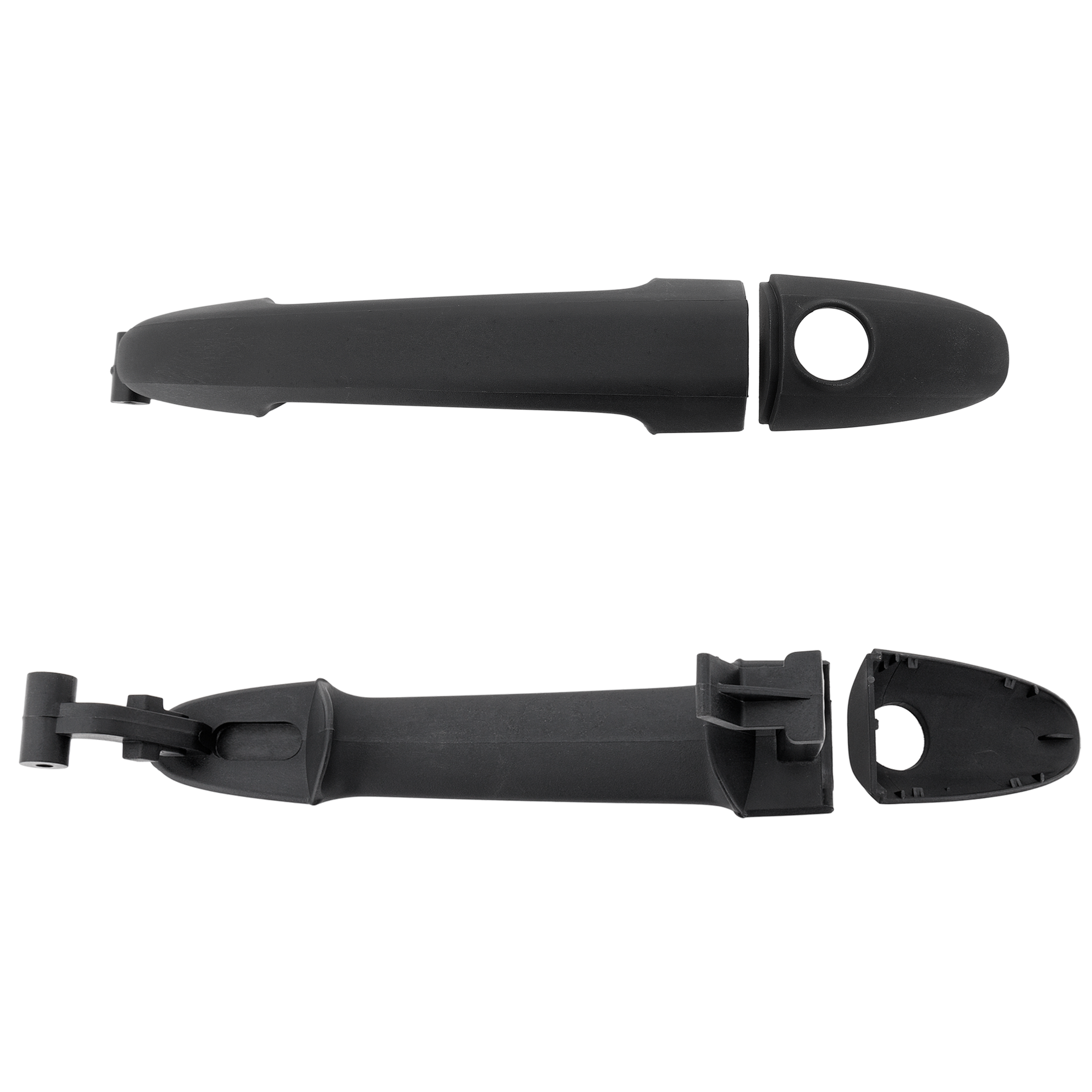 AM SPRINTER 10-18 CRAFTER 06-16 REAR EXTERIOR DOOR HANDLE RH AND LH Textured Black w Keyhole SKU SET RM49150003 OEM 9067600170