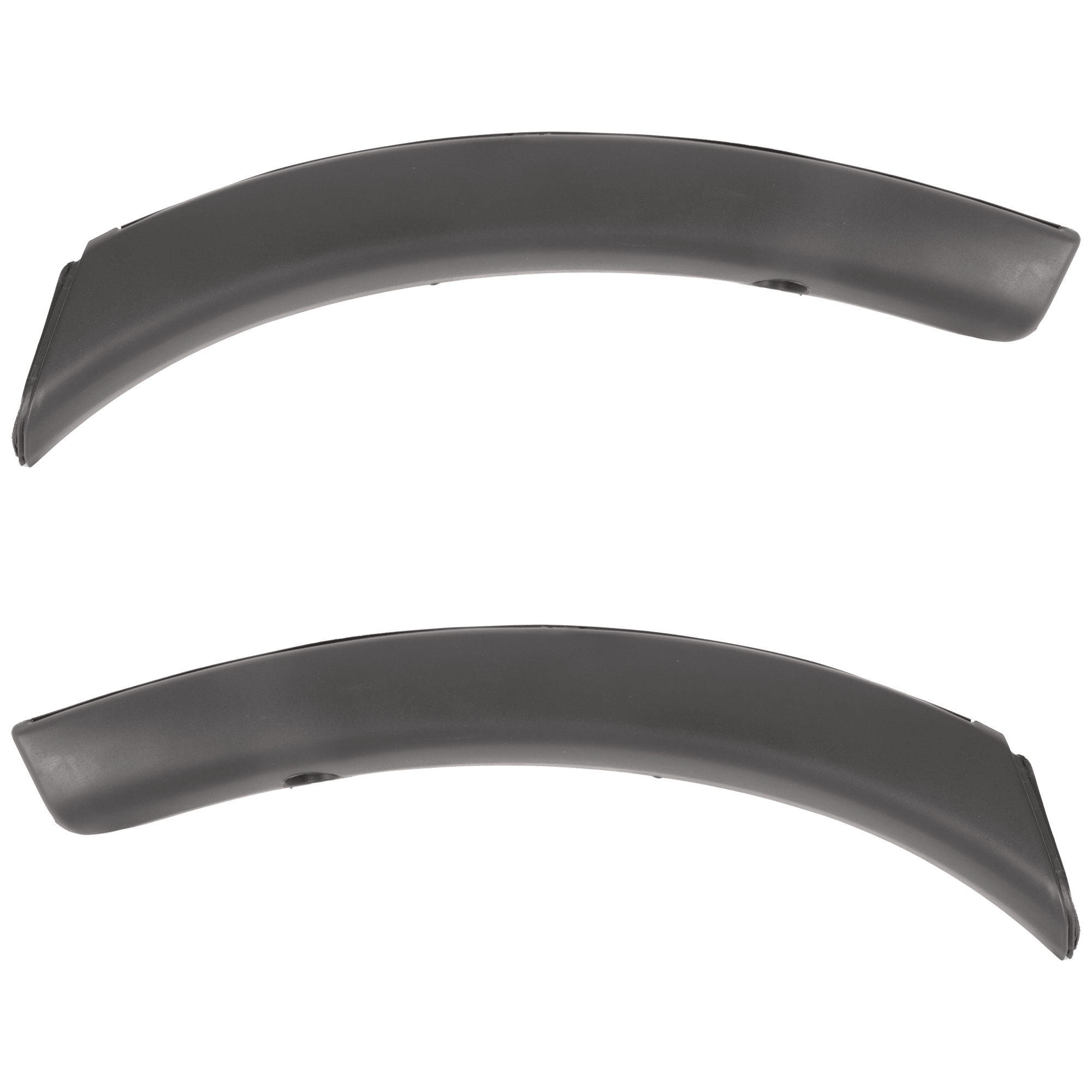 AM OUTLANDER 14-20 REAR WHEEL OPENING MOLDING RH AND LH Rear Section Assembly Textured Black To 6-19-2 Piece Fender Trim SKU SET RM55390007 Partslink MI1790100 MI1791100 OEM 7407A317-7407A318