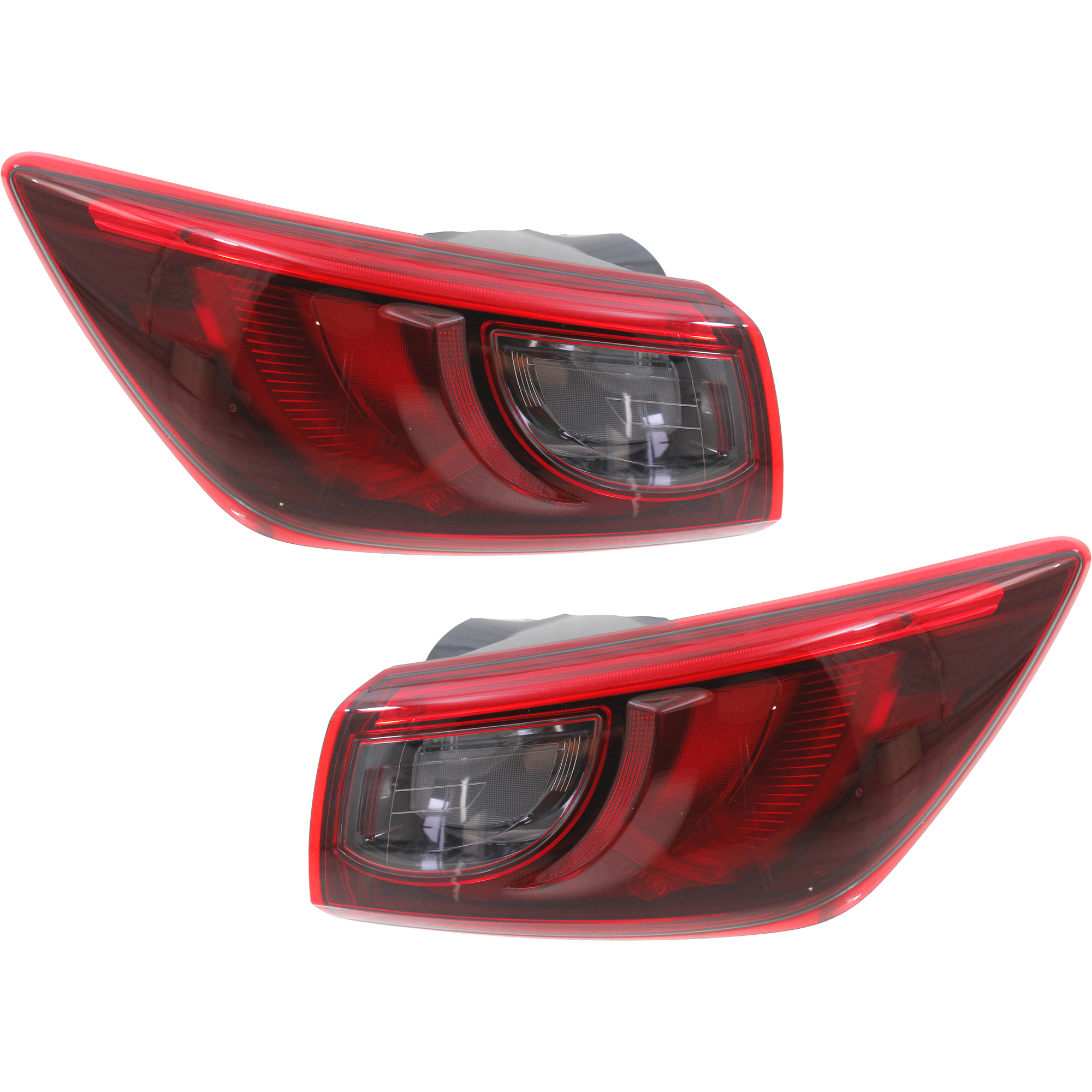 AM CX 3-16-18 TAIL LAMP RH AND LH Outer Assembly LED SKU SET RM73010009 Partslink MA2805124 MA2804124 OEM DB4J51150B DB4J51160B