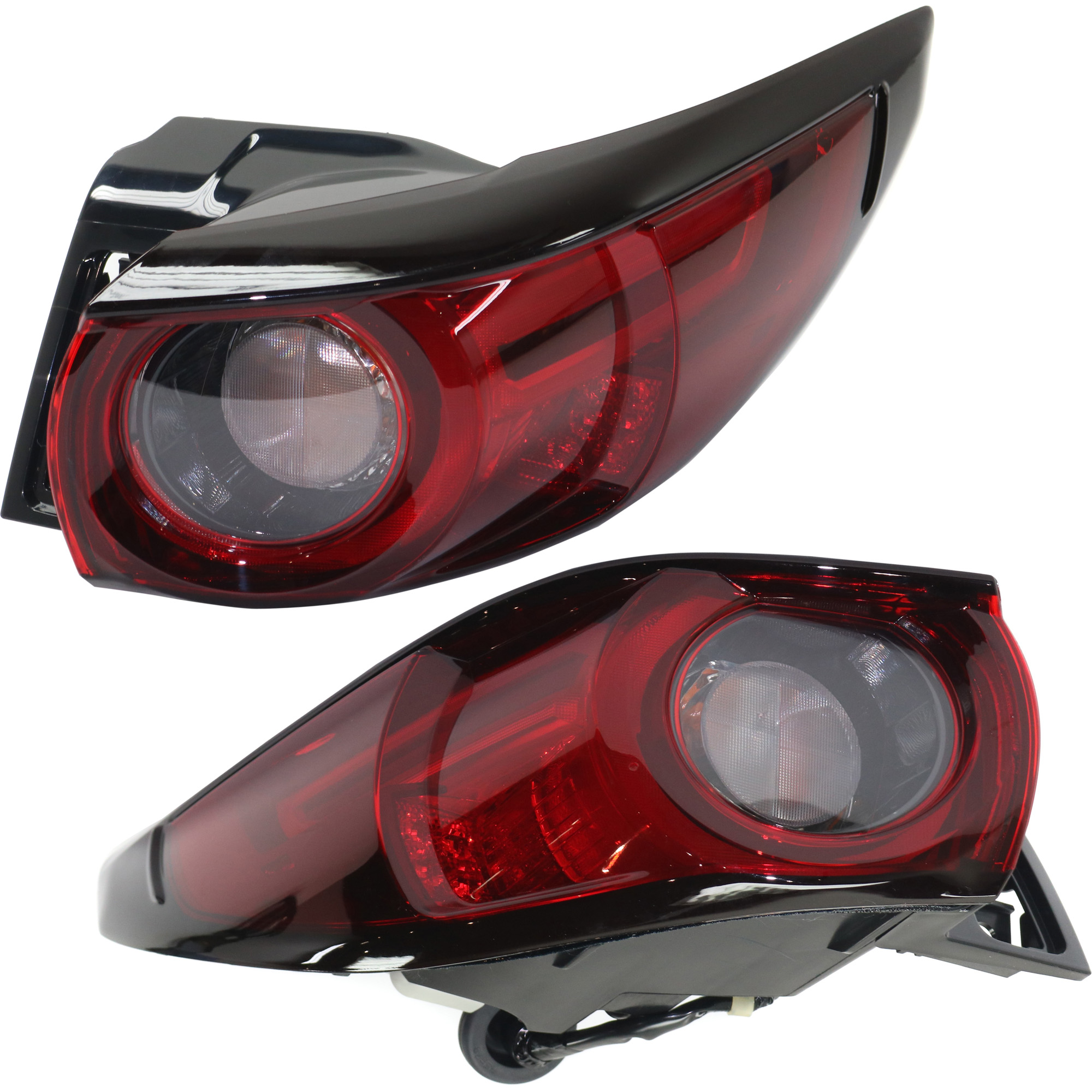 AM CX 5-17-21 TAIL LAMP RH AND LH Outer Assembly w Signature Light SKU SET RM73010031 Partslink MA2805126 MA2804126 OEM KB8B51150E KB8B51160E