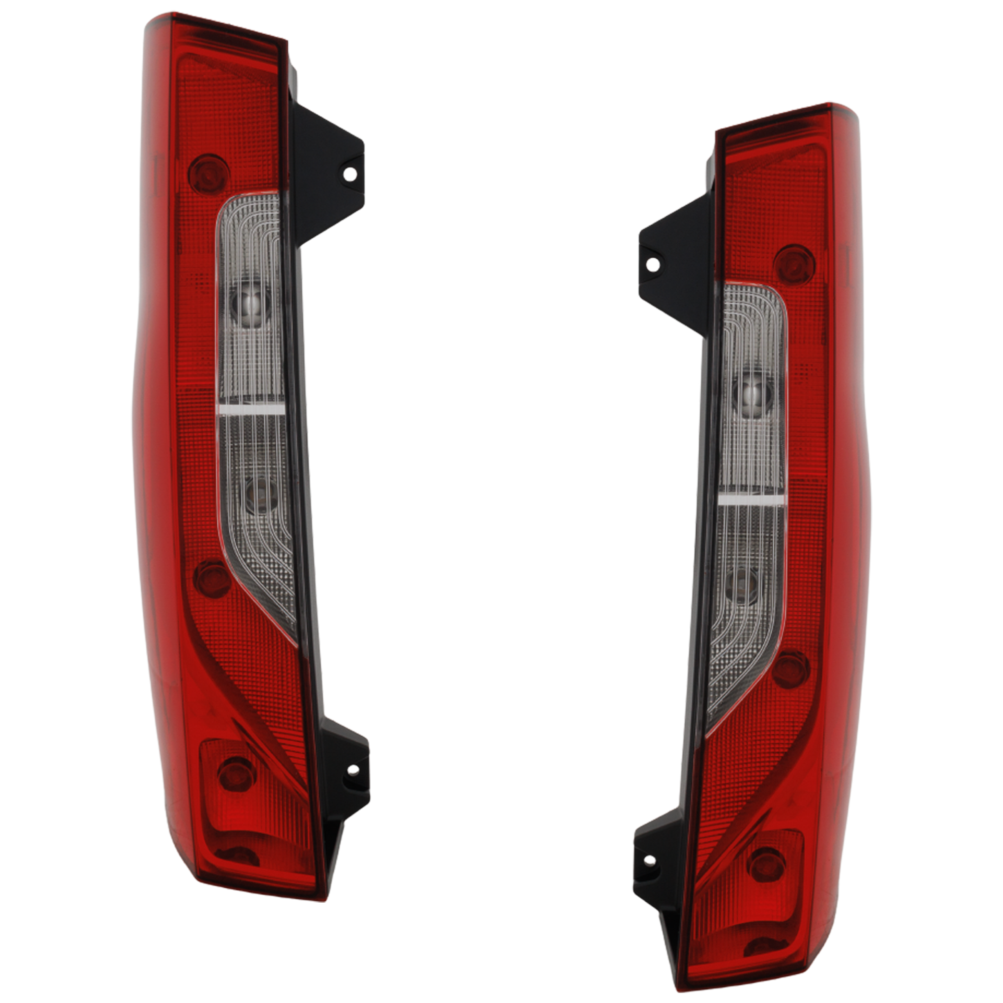 AM SPRINTER 2500-19-22 TAIL LAMP RH AND LH Assembly Halogen w o LED Accent Light Extended Standard Van CAPA SKU SET RM73010077Q Partslink MB2801161C MB2800161C OEM 9108200300-9108200200