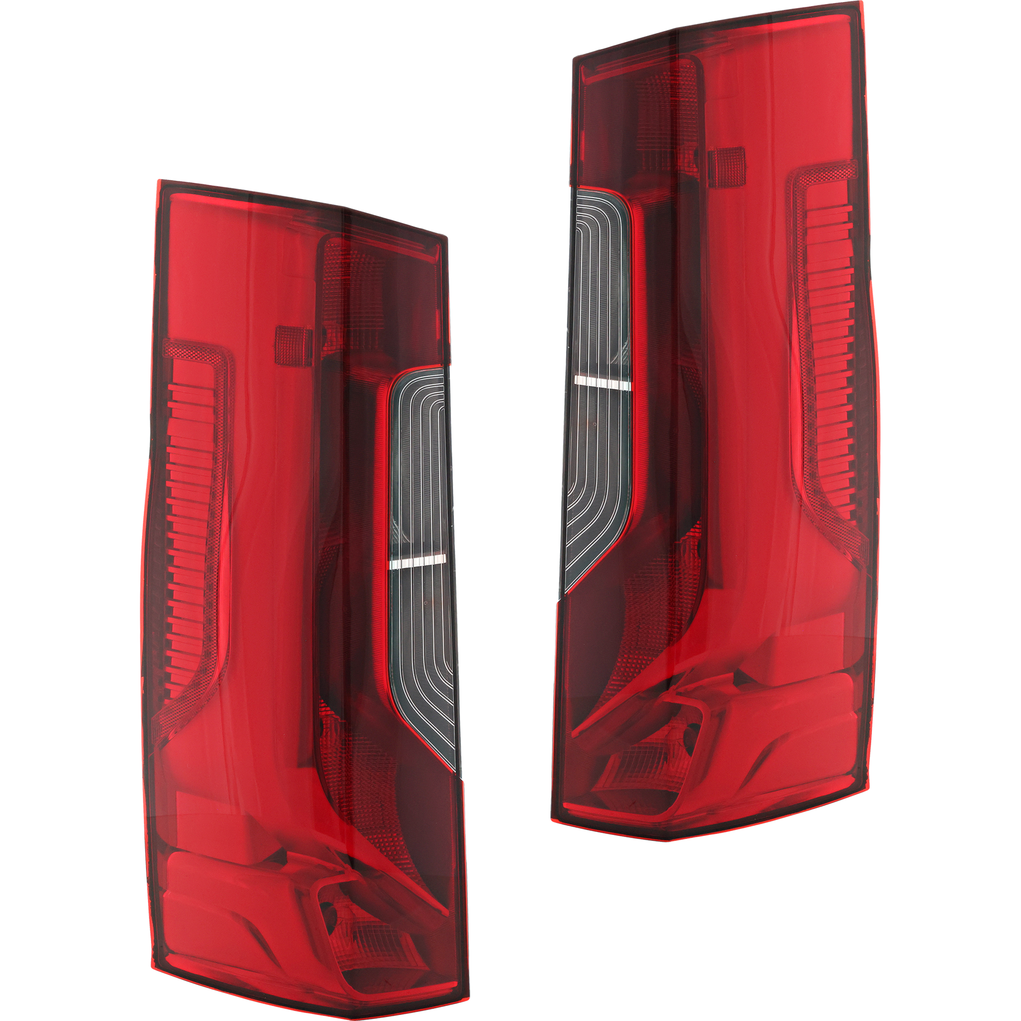 AM SPRINTER 2500-19-22 TAIL LAMP RH AND LH Assembly Halogen w o LED Accent Light Extended Standard Van SKU SET RM73010077 Partslink MB2801161 MB2800161 OEM 9108200300-9108200200