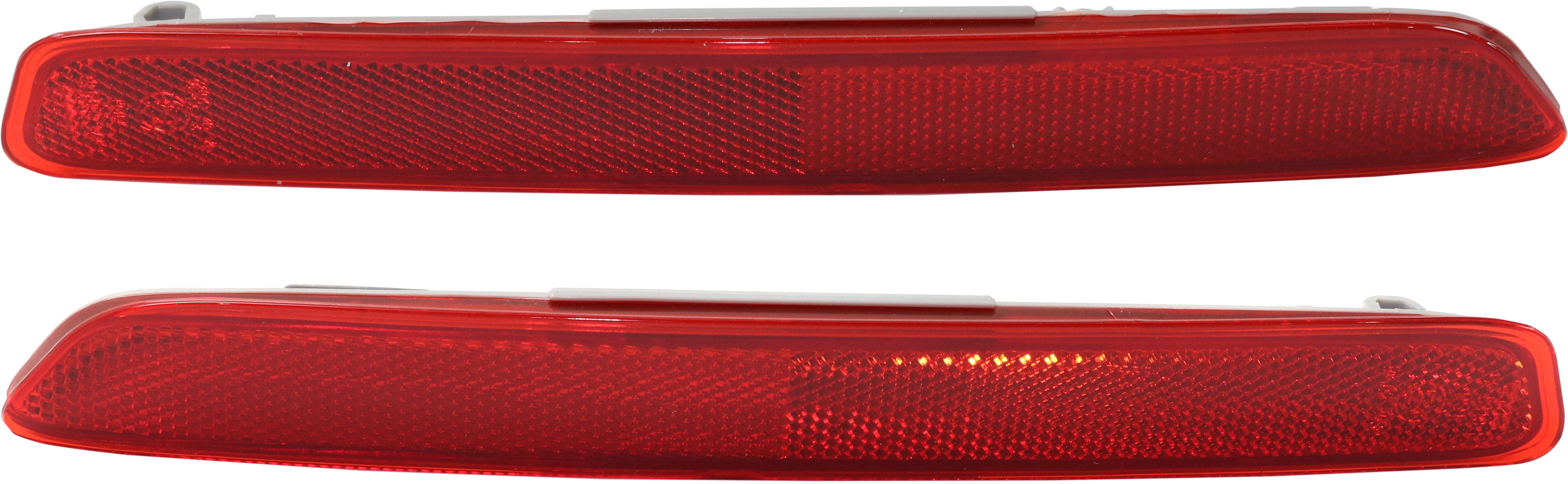 AM CX 9-07-15 REAR BUMPER REFLECTOR RH and LH CAPA SKU SET RM73490005Q Partslink MA1184102C MA1185102C OEM TD11515L0C TD11515M0C