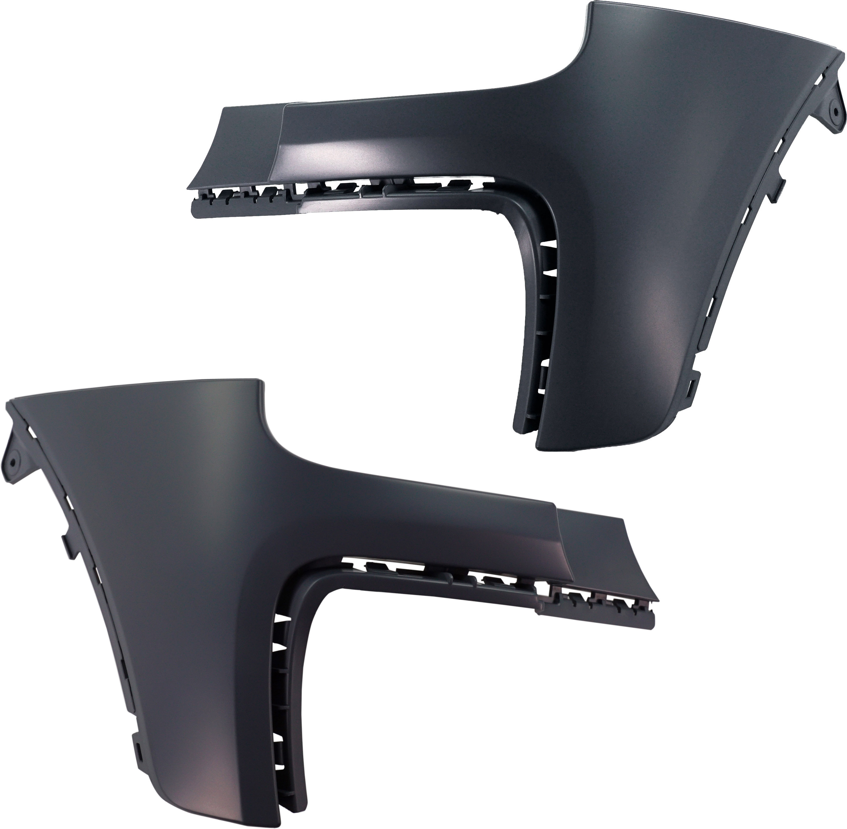 AM COOPER COUNTRYMAN 17-20 REAR BUMPER COVER RH AND LH Extension Primed w Off Road Pkg Base S S E ALL4 Models SKU SET RM76010029P Partslink MC1117100 MC1116100 OEM 51127391206-51127391205