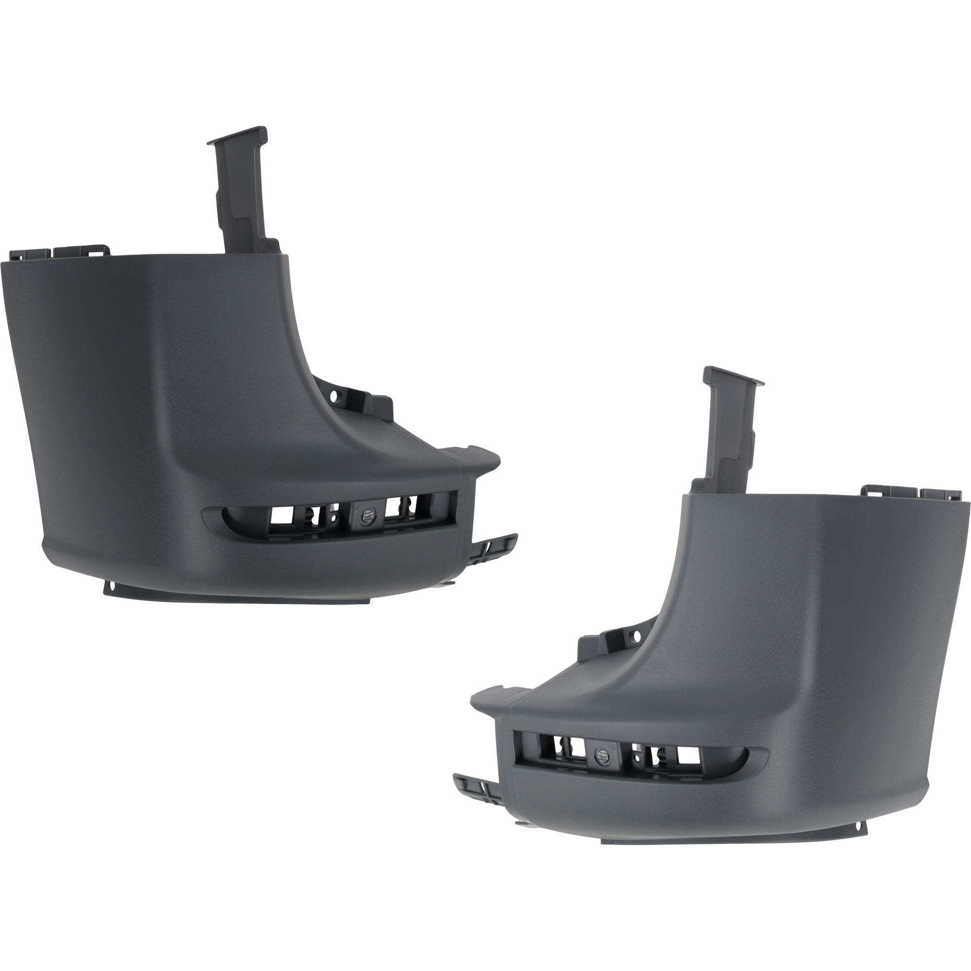 AM SPRINTER 19-22 REAR BUMPER END RH AND LH Textured Gray w o Blind Spot Detection SKU SET RM76110005 Partslink MB1117100 MB1116100 OEM 90788536009K83-90788535009K83