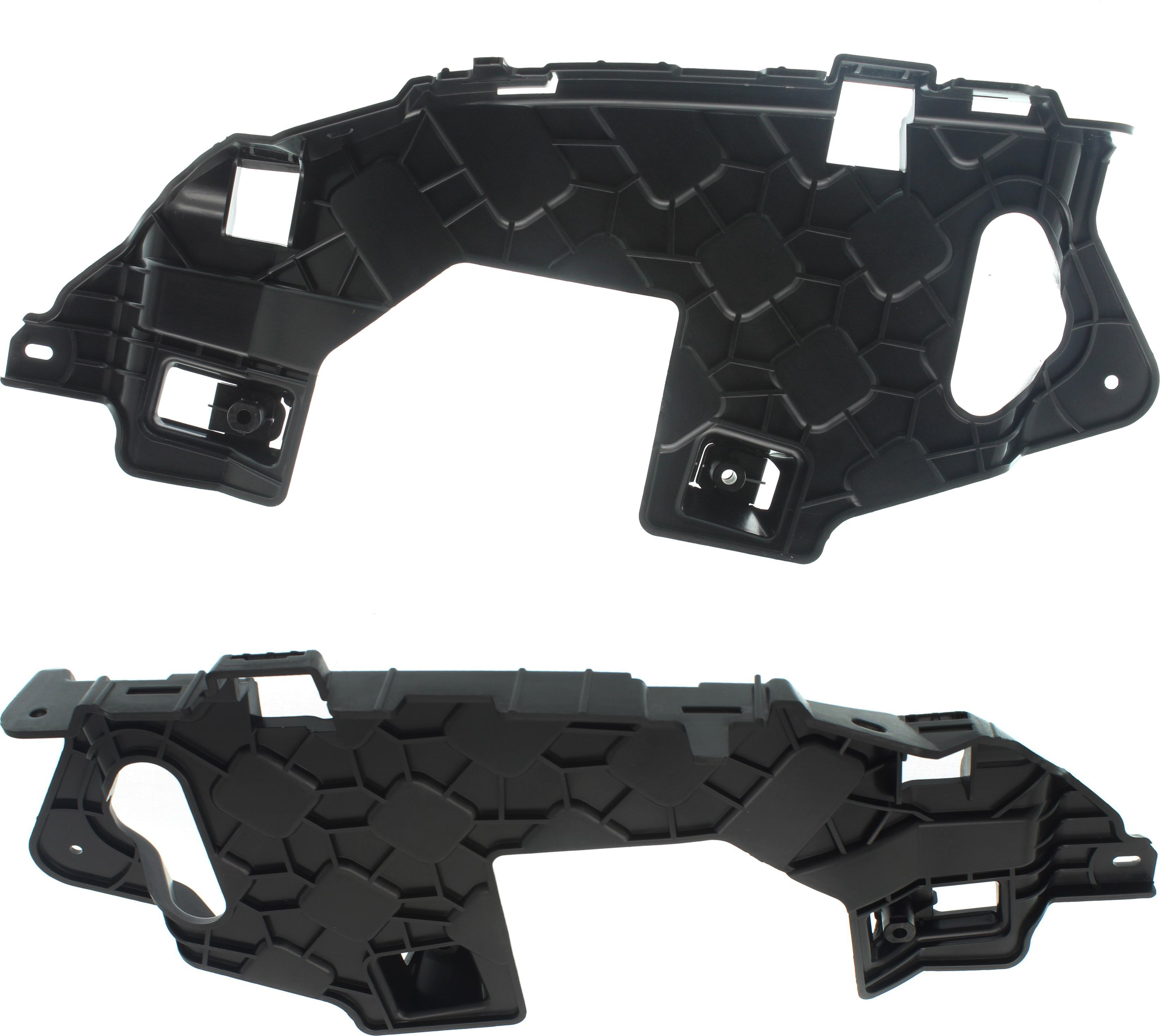 AM E CLASS 14-16 REAR BUMPER BRACKET RH AND LH Outer Support w AMG Pkg Sedan Wagon SKU SET RM76270005 Partslink MB1143106 MB1142106 OEM 2128856414-2128856314