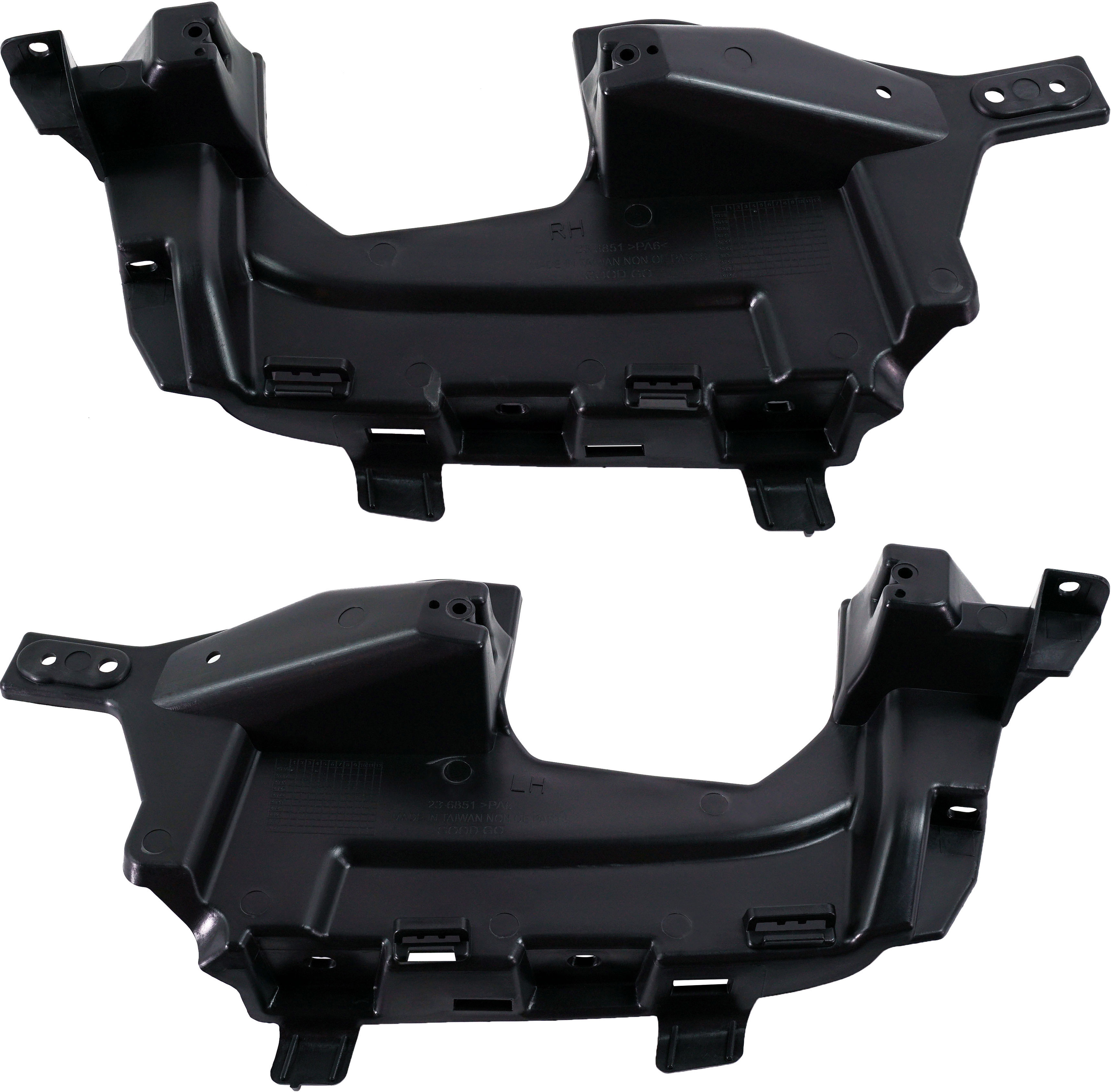 AM S550-14-17 REAR BUMPER BRACKET RH AND LH SKU SET RM76270009 Partslink MB1163102 MB1162102 OEM 2228851665-2228851565