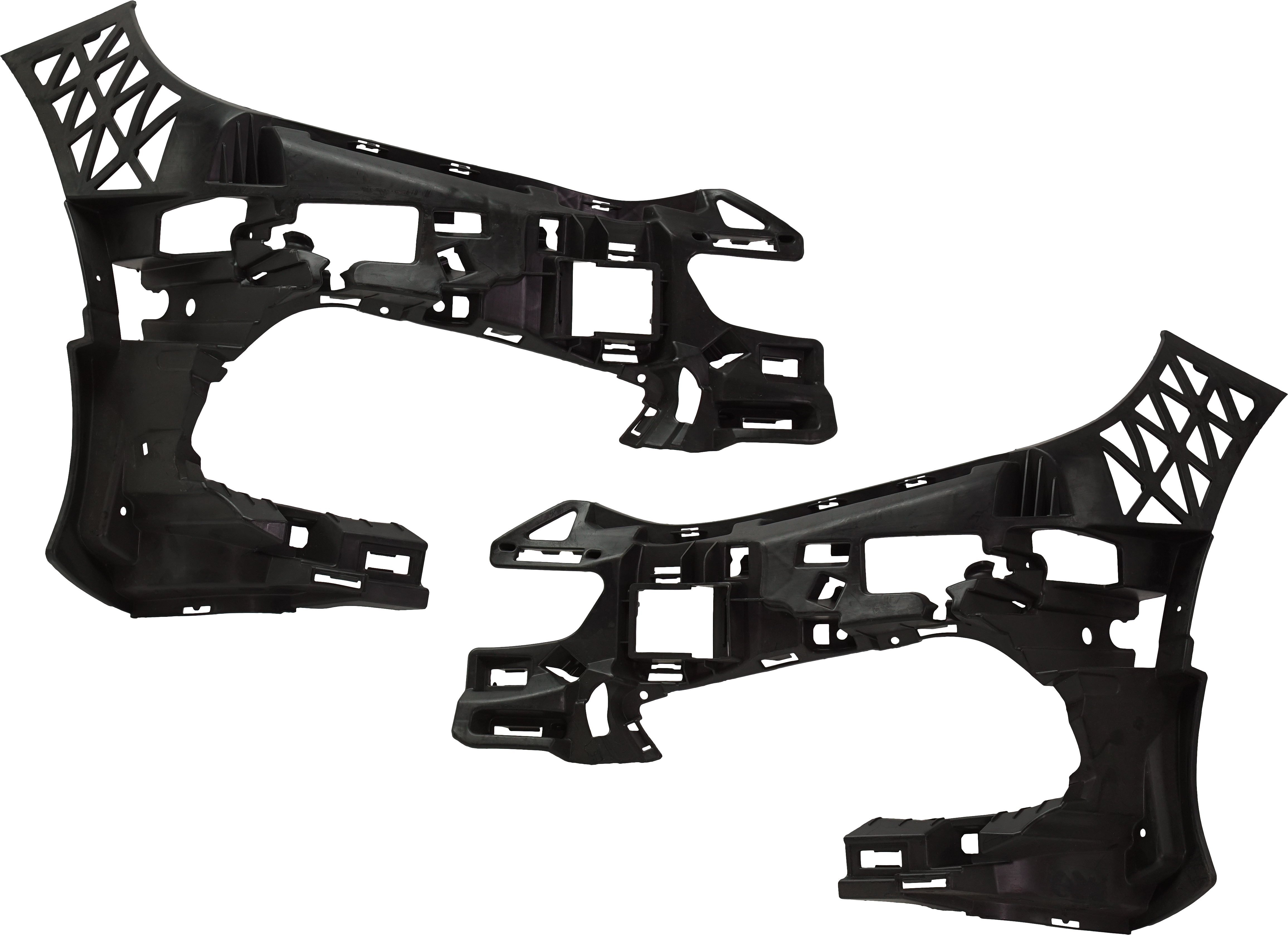 AM E CLASS 14-16 FRONT BUMPER BRACKET RH AND LH Cover Support Sedan Wagon Exc. E63 AMG Model w AMG Styling Pkg SKU SET RM76270029 Partslink MB1042114 MB1043114 OEM 2128854765-2128854865