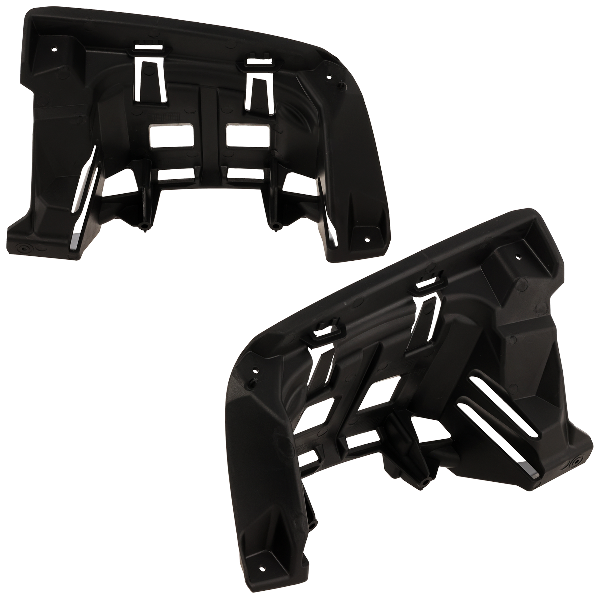 AM GLA250-18-20 REAR BUMPER BRACKET RH AND LH Tailpipe Bracket w AMG Package SKU SET RM76270051 Partslink MB1163117 MB1162117 OEM 1568857401-1568857301